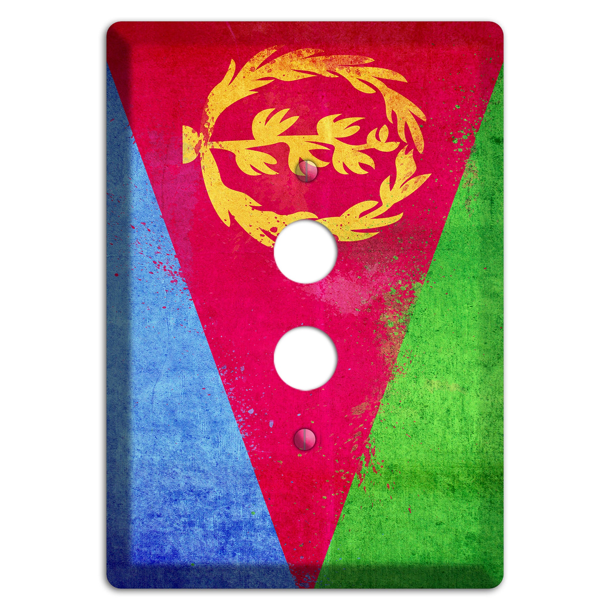 Eritrea Cover Plates 1 Pushbutton Wallplate