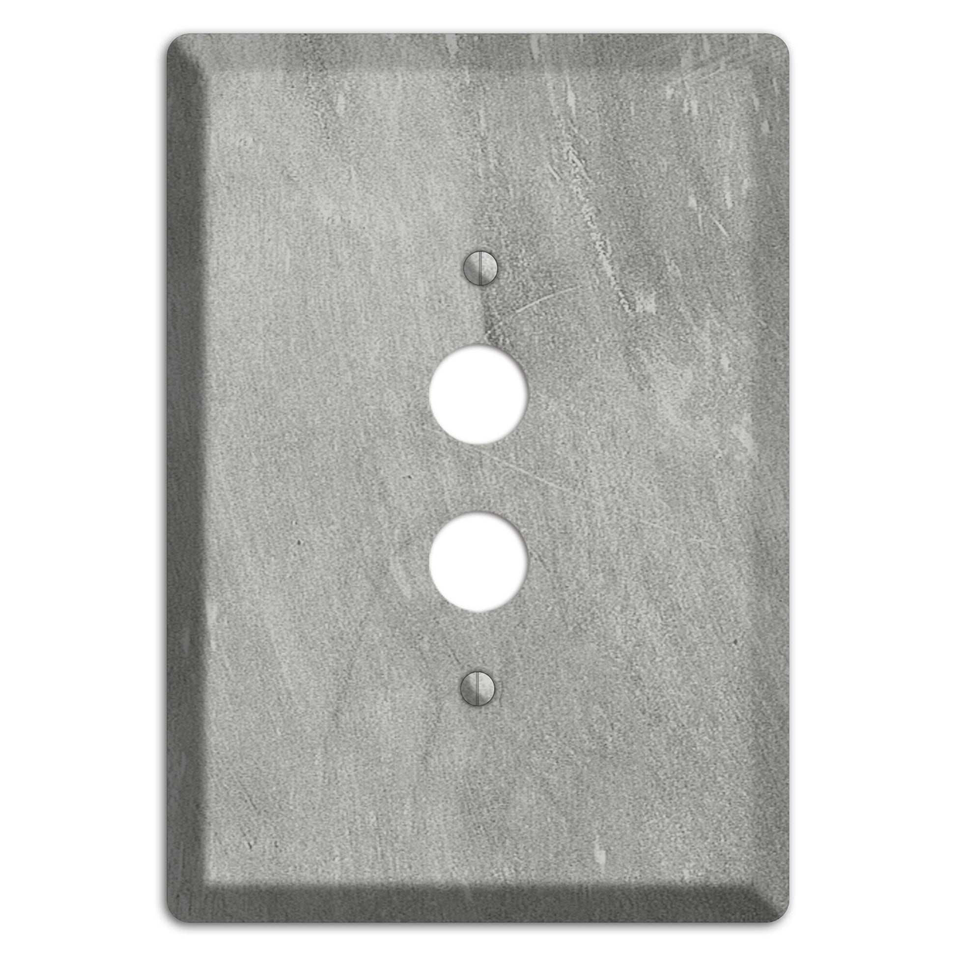 Chalk Grey 1 Pushbutton Wallplate
