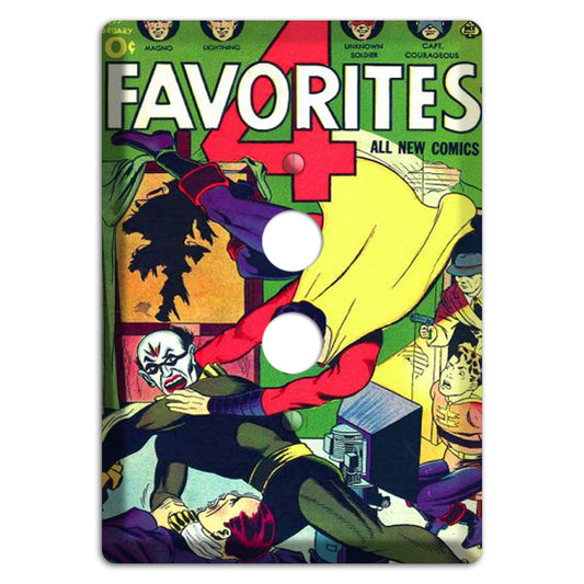 Favorites 4 Vintage Comics 1 Pushbutton Wallplate