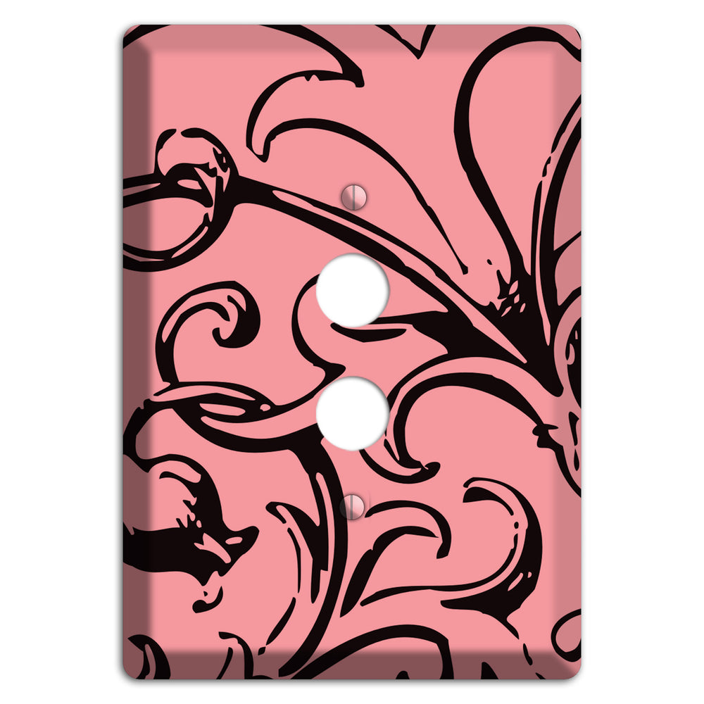Victorian Salmon 1 Pushbutton Wallplate