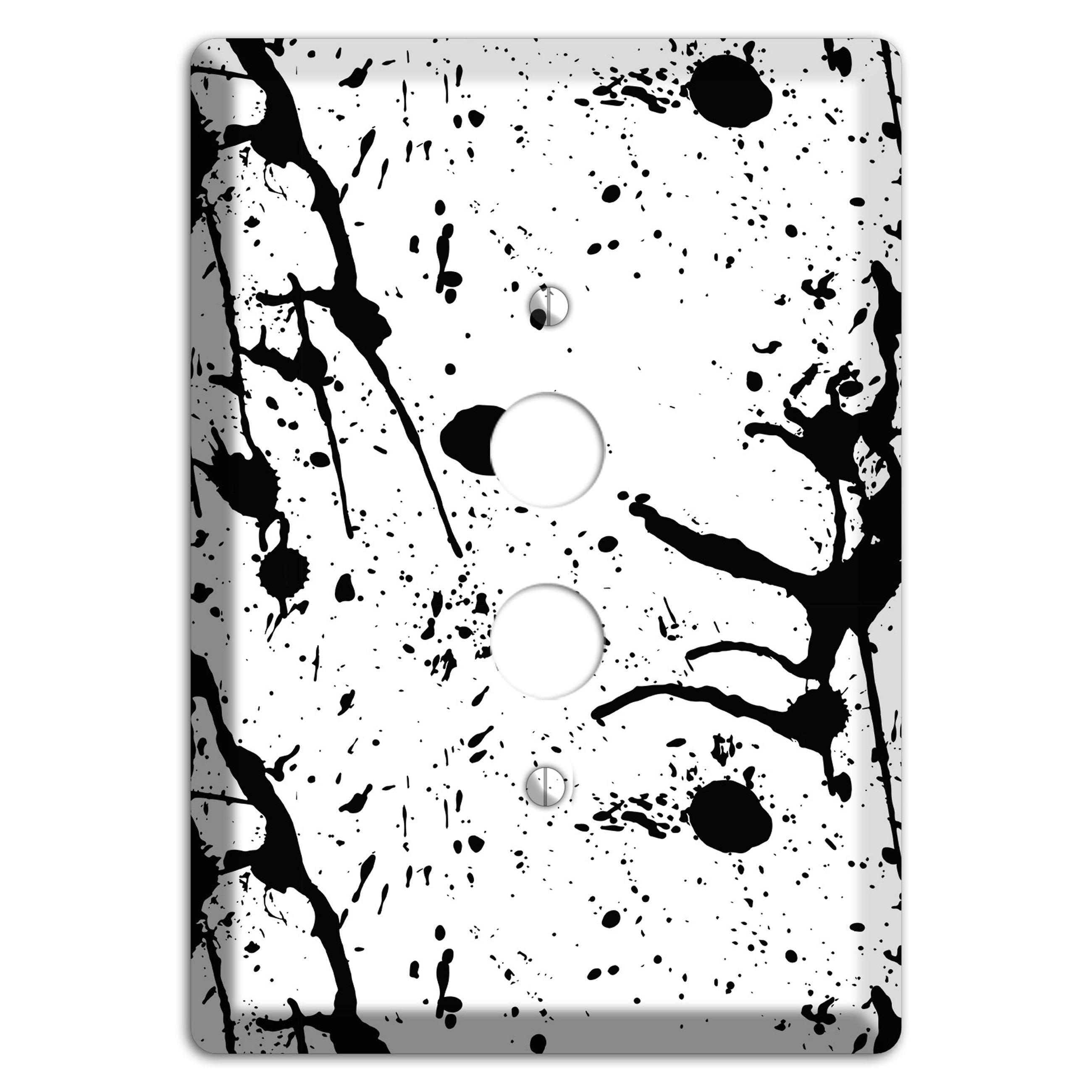 Ink Drips 8 1 Pushbutton Wallplate