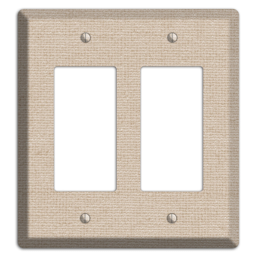 Vanilla Neutral Texture 2 Rocker Wallplate