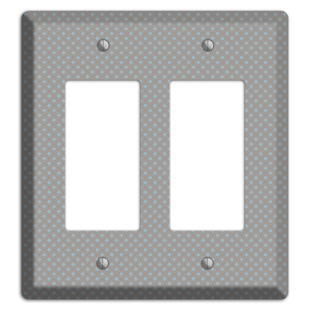 Multi Grey Lattice 2 Rocker Wallplate