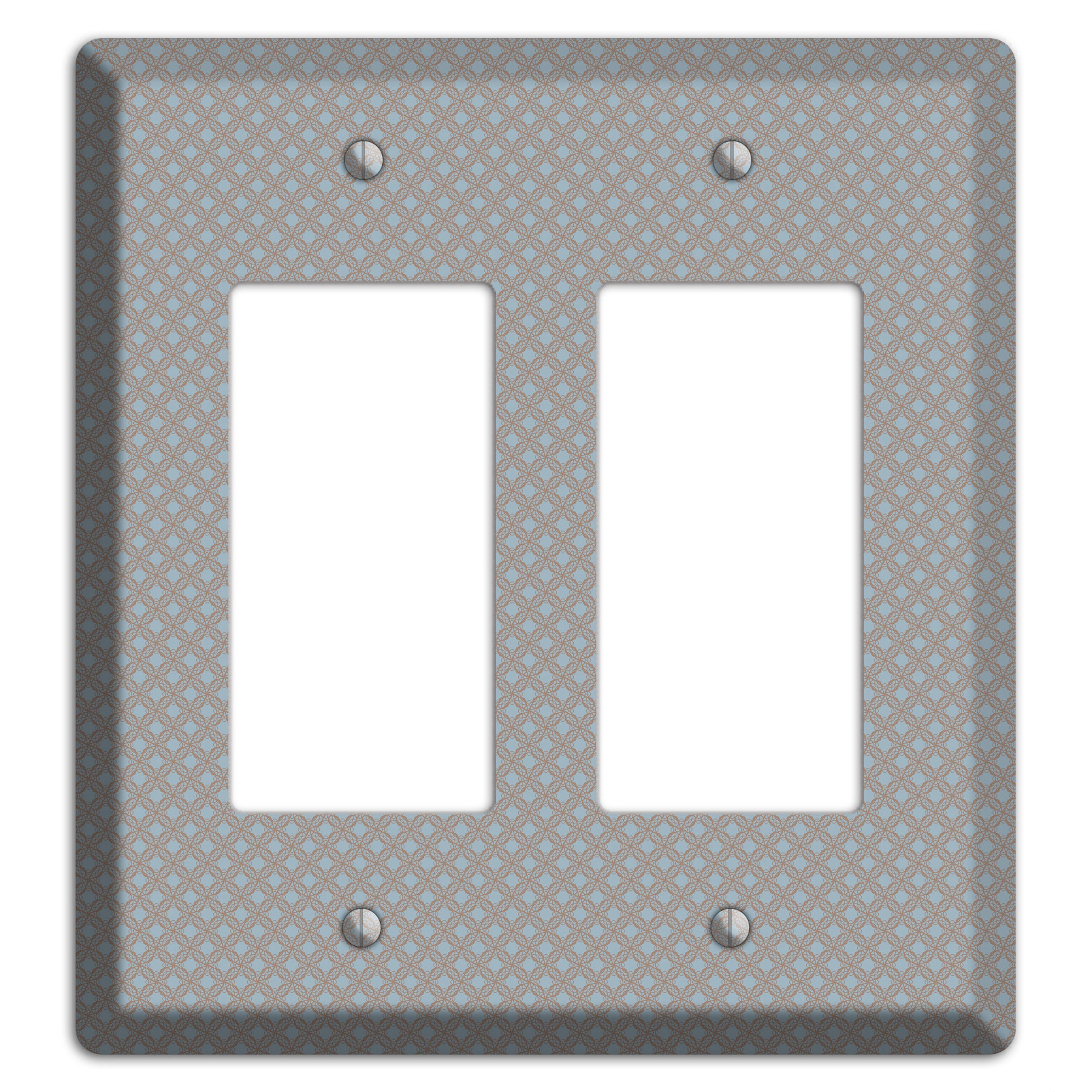 Multi Grey Lattice 2 Rocker Wallplate