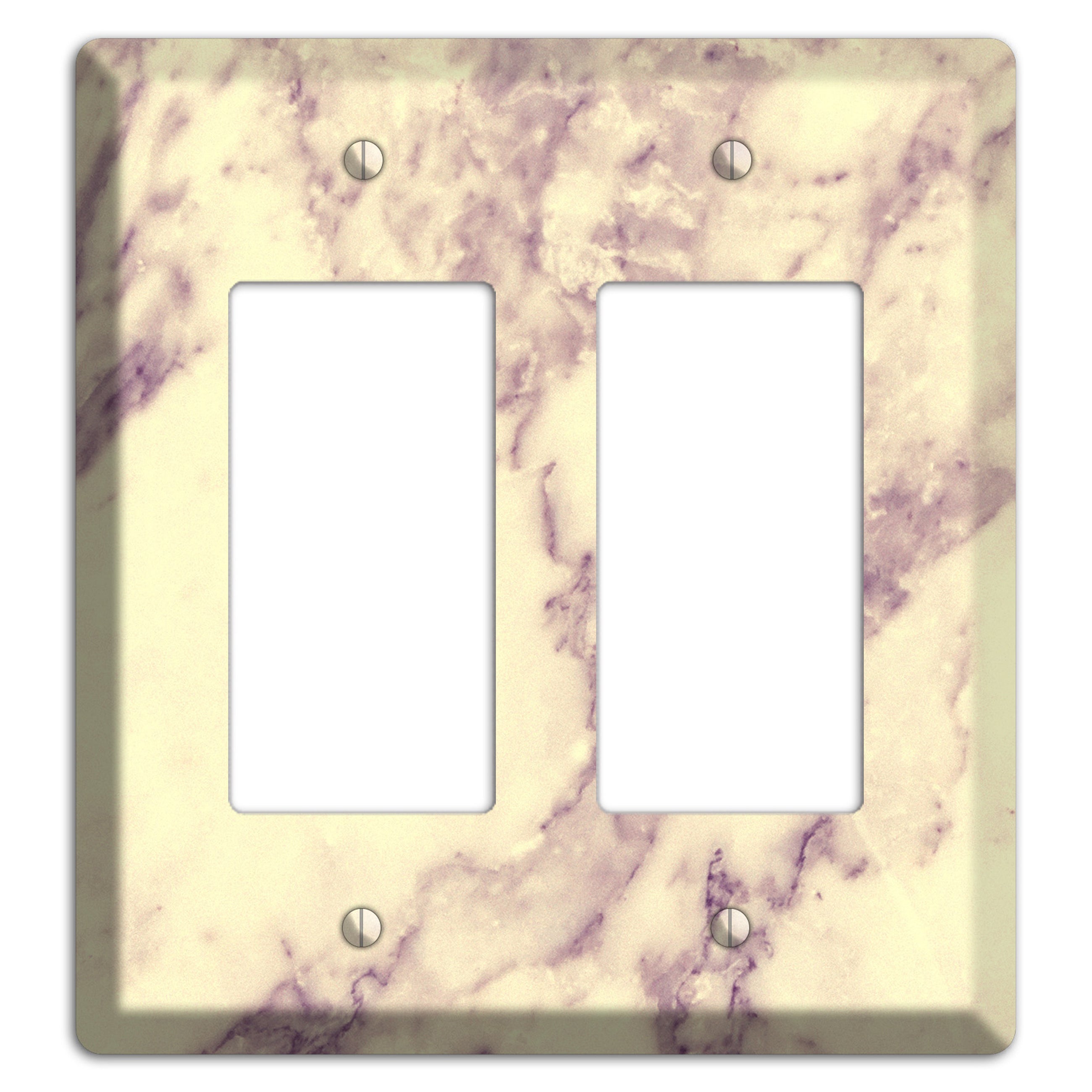Champagne Marble 2 Rocker Wallplate