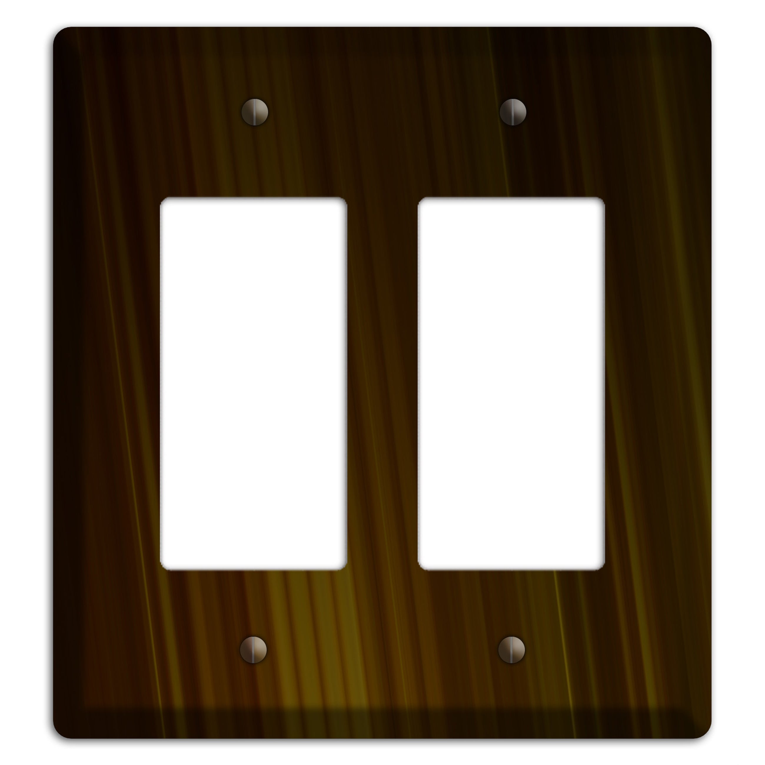 Brown Ray of Light 2 Rocker Wallplate