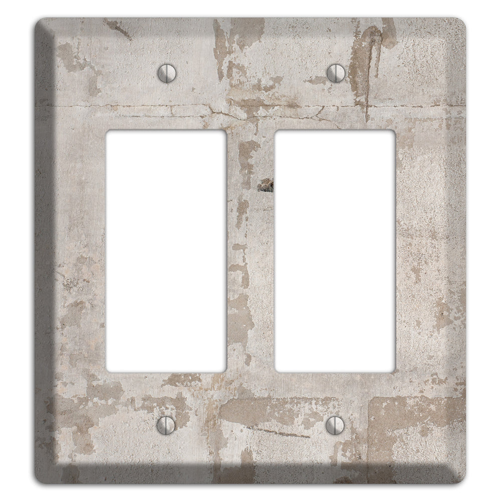 Old Concrete 4 2 Rocker Wallplate