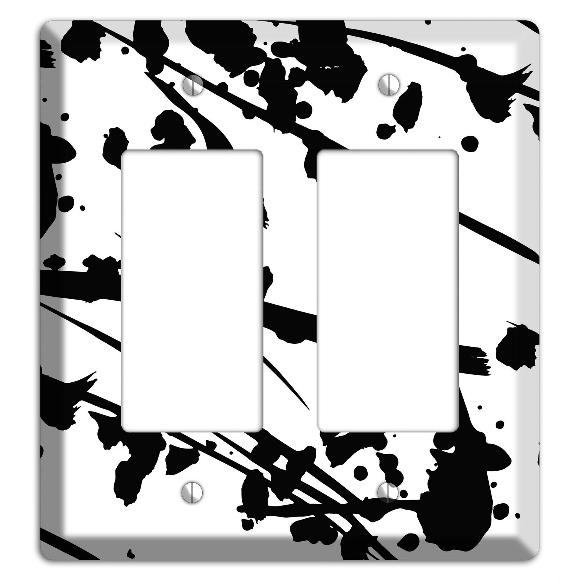 Ink Splash 6 2 Rocker Wallplate