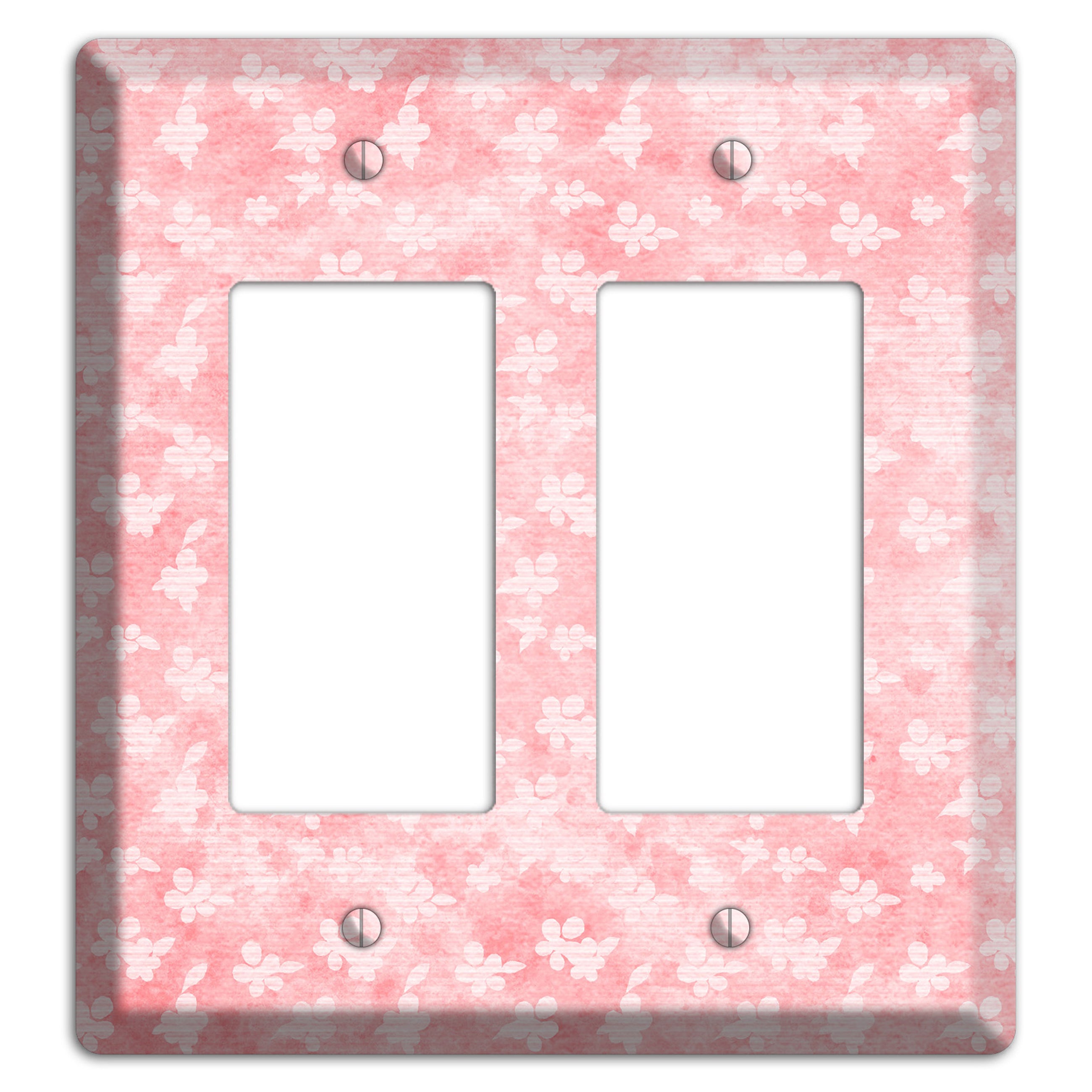 Abbey Soft Coral 2 Rocker Wallplate
