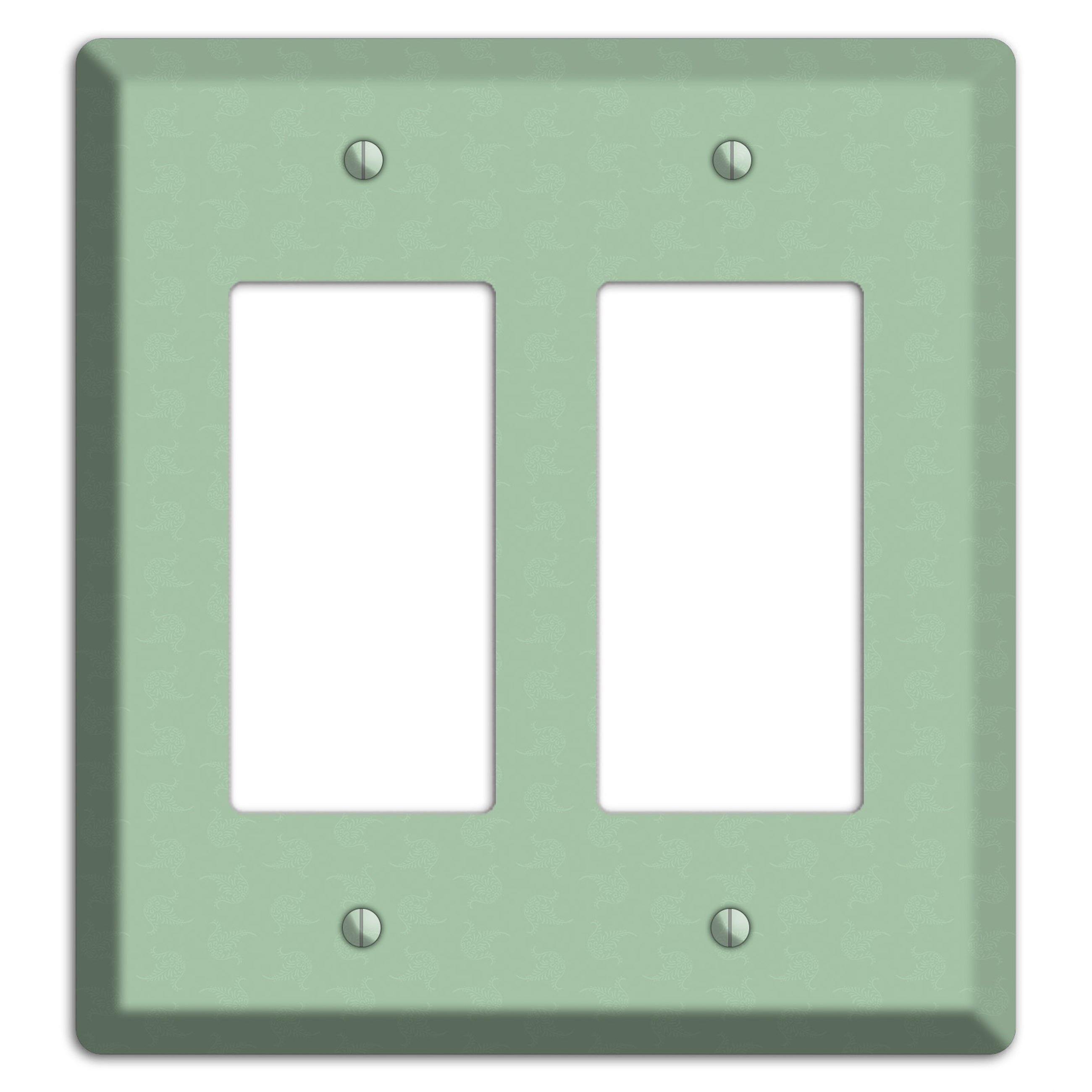 Sage Tiny Cartouche 2 Rocker Wallplate