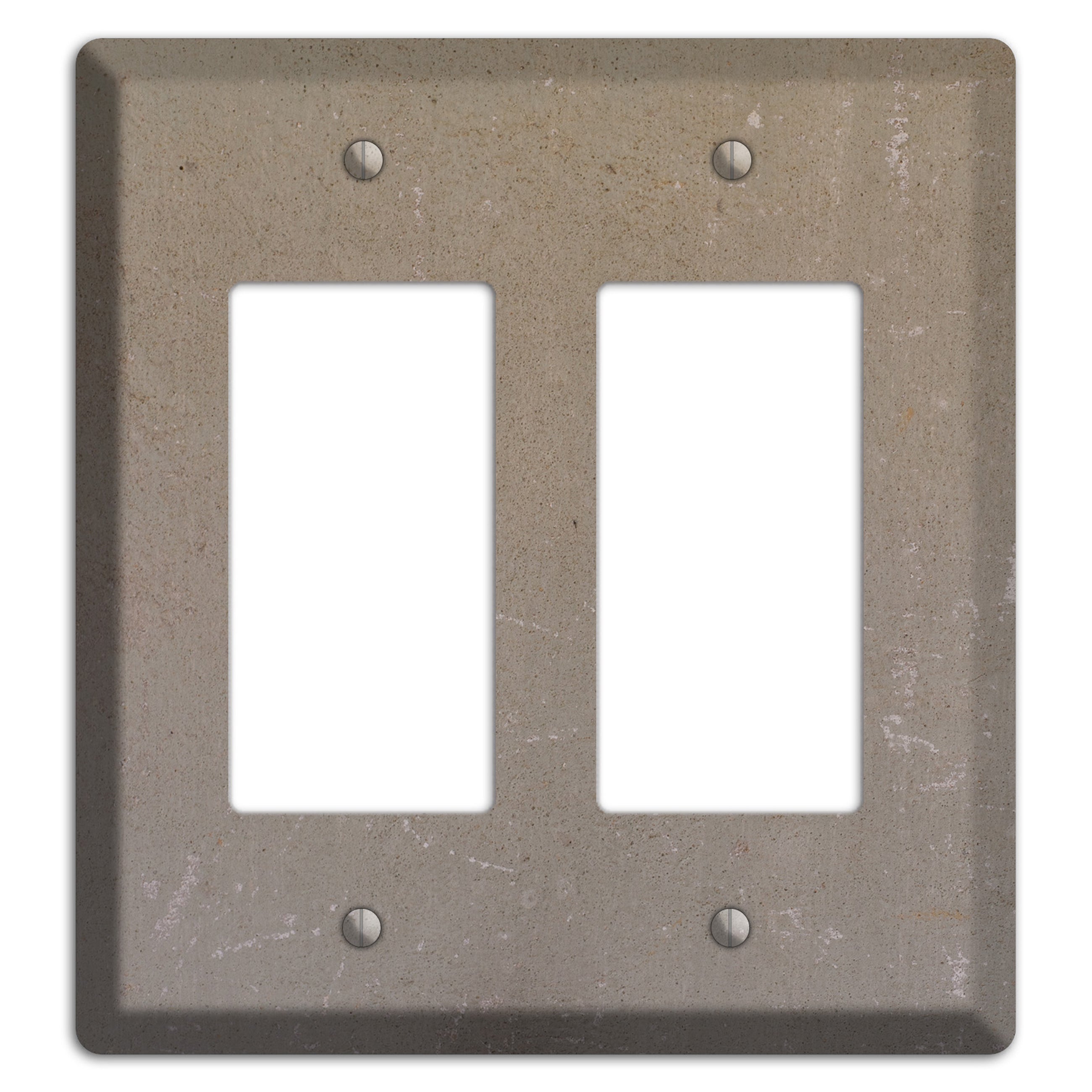 Old Concrete 6 2 Rocker Wallplate