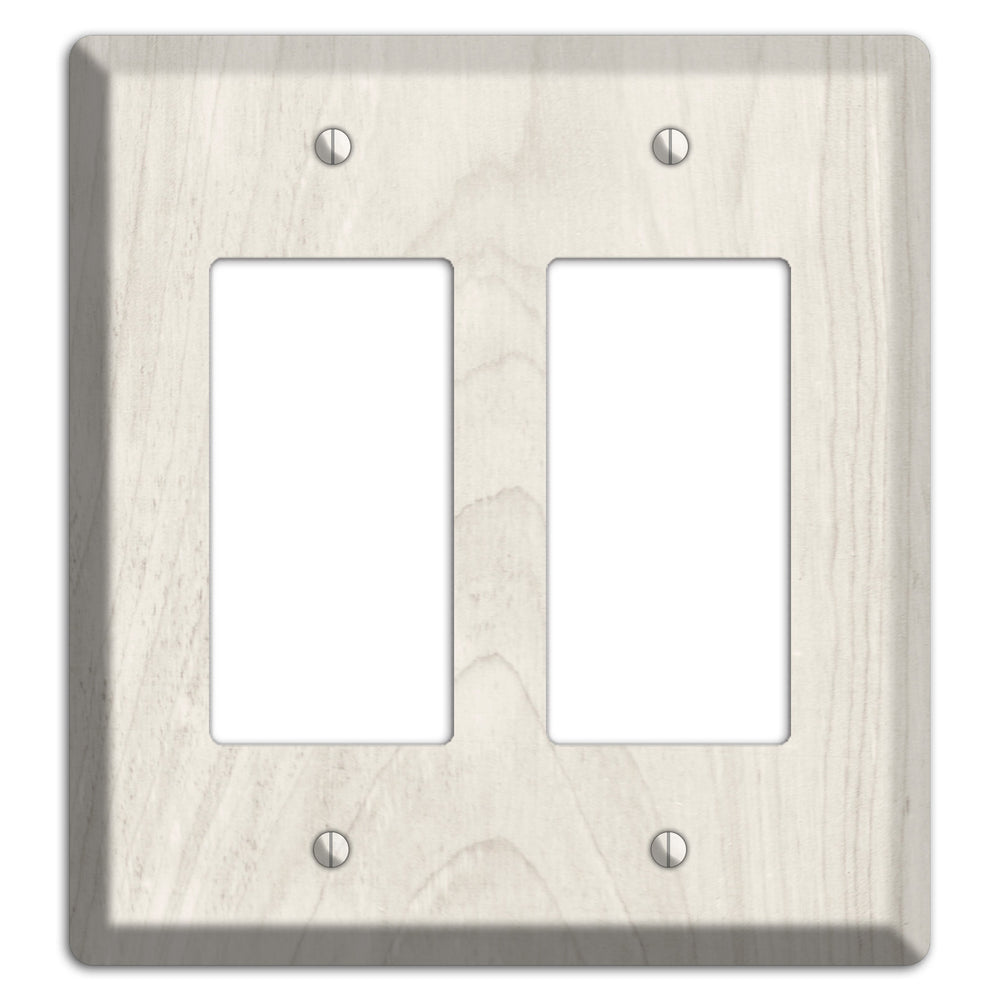 Pearl Bush Antique 2 Rocker Wallplate