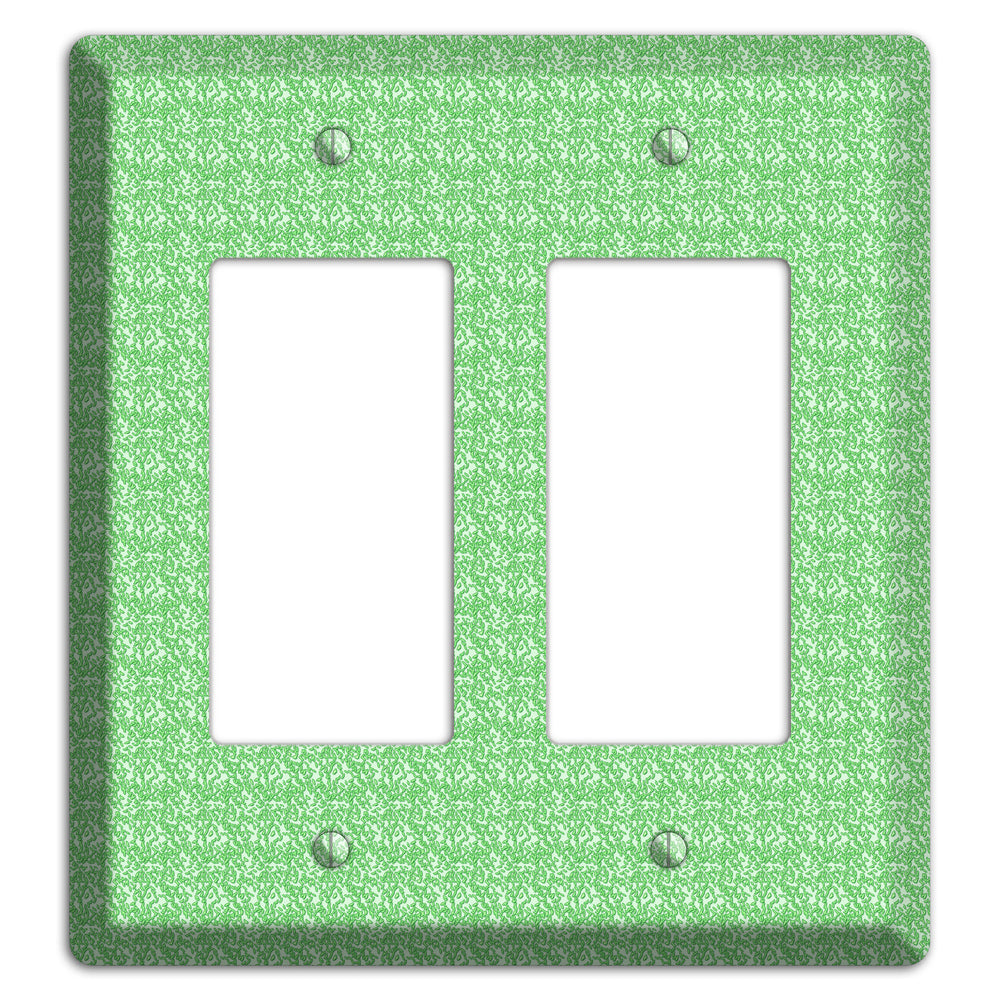 Green Pattern 2 Rocker Wallplate