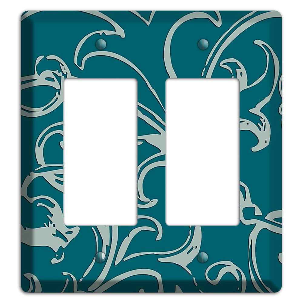 Victorian Teal 2 Rocker Wallplate