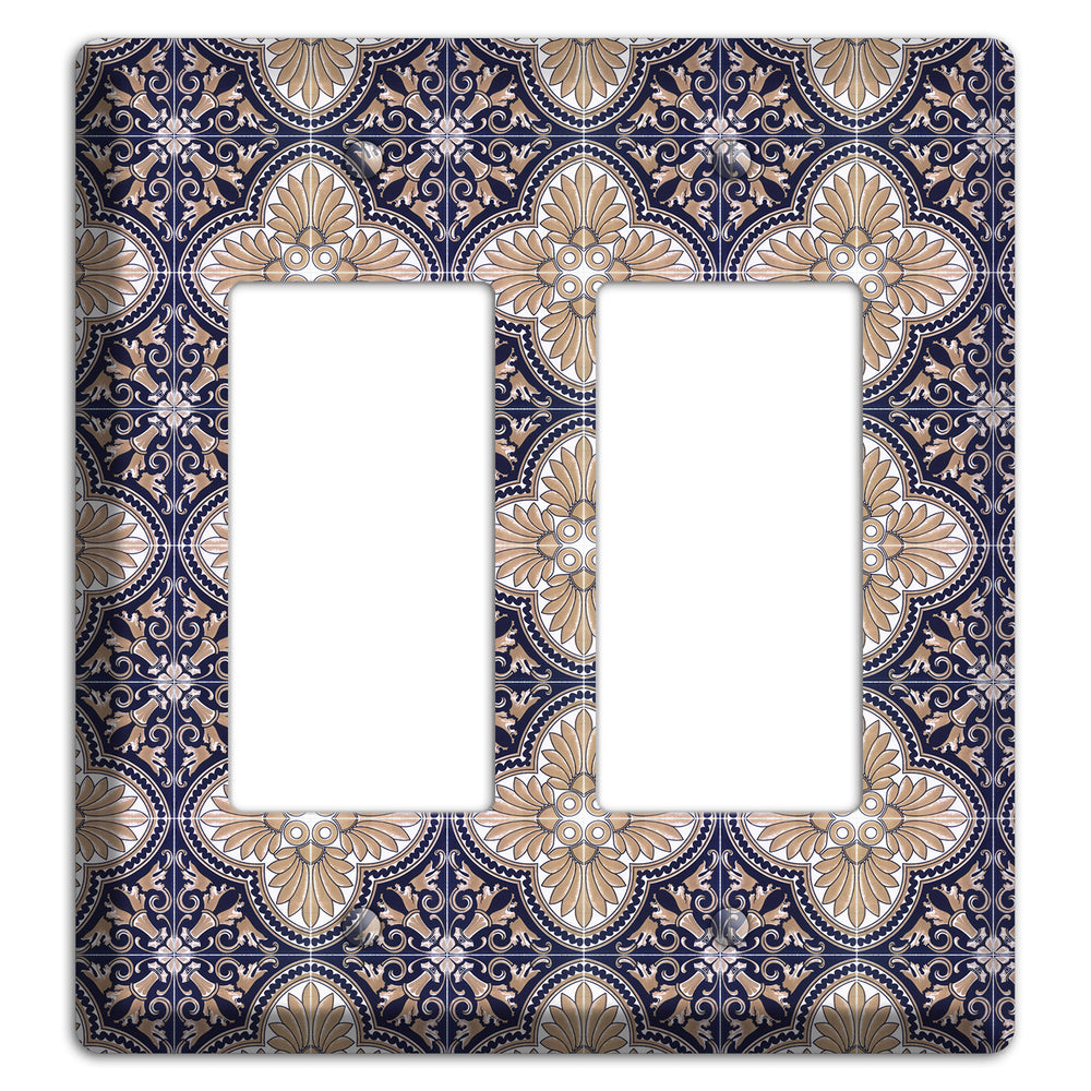 Tavira Tiles 4 2 Rocker Wallplate