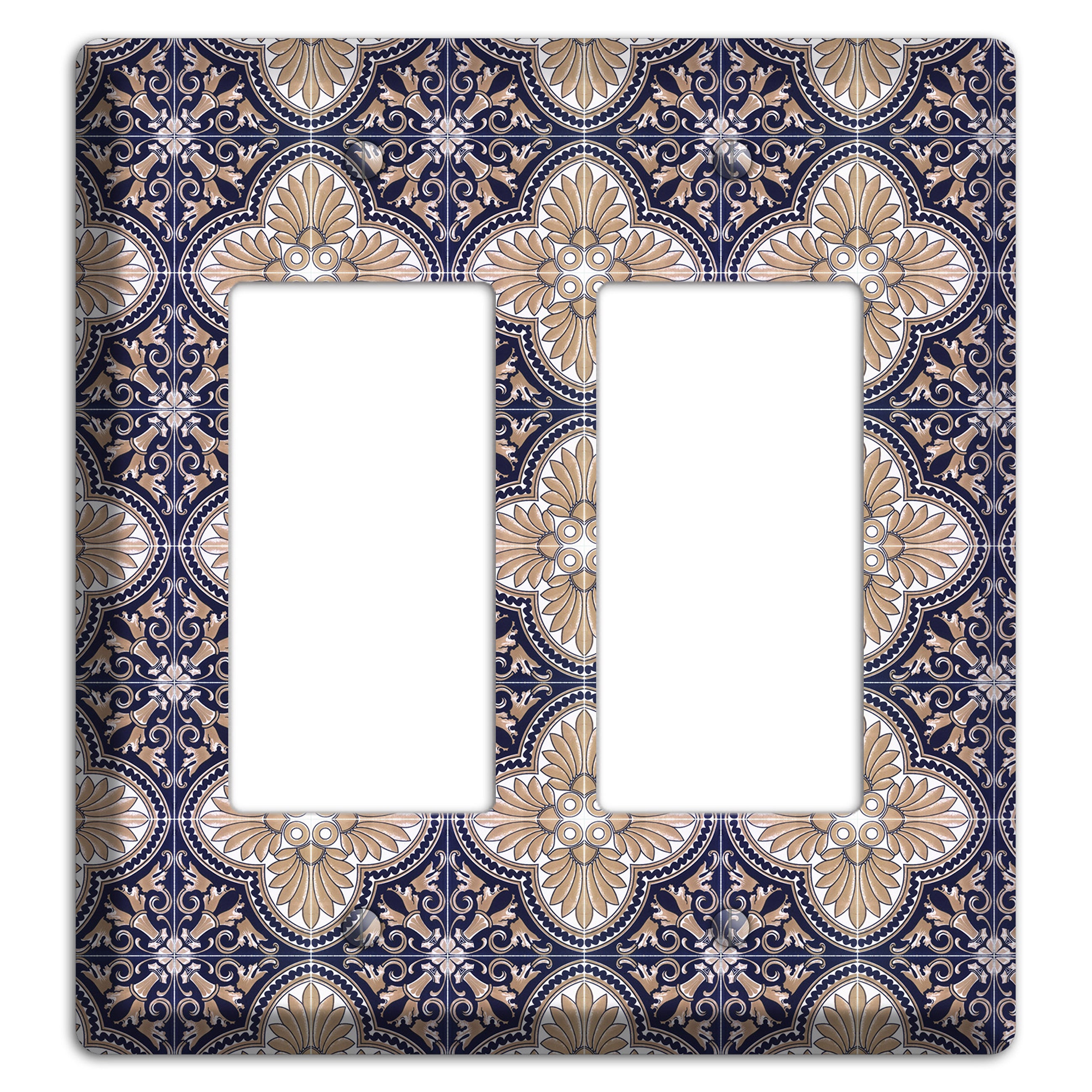Tavira Tiles 4 2 Rocker Wallplate