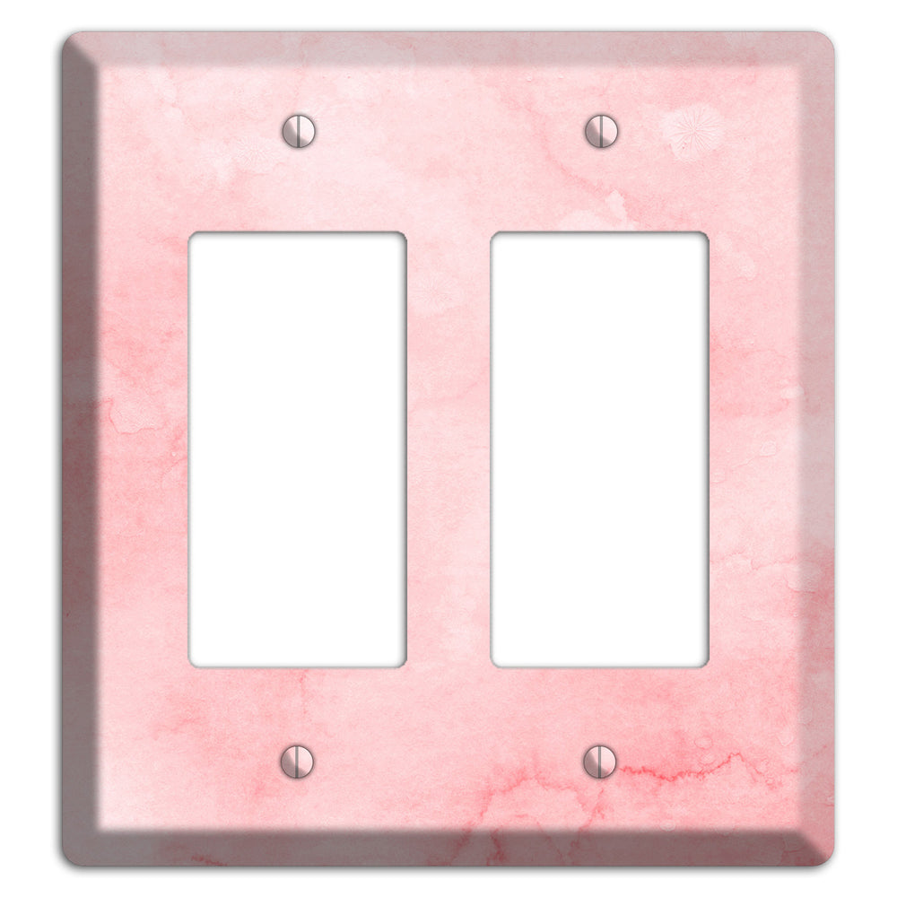 Mandys Pink Soft Coral 2 Rocker Wallplate