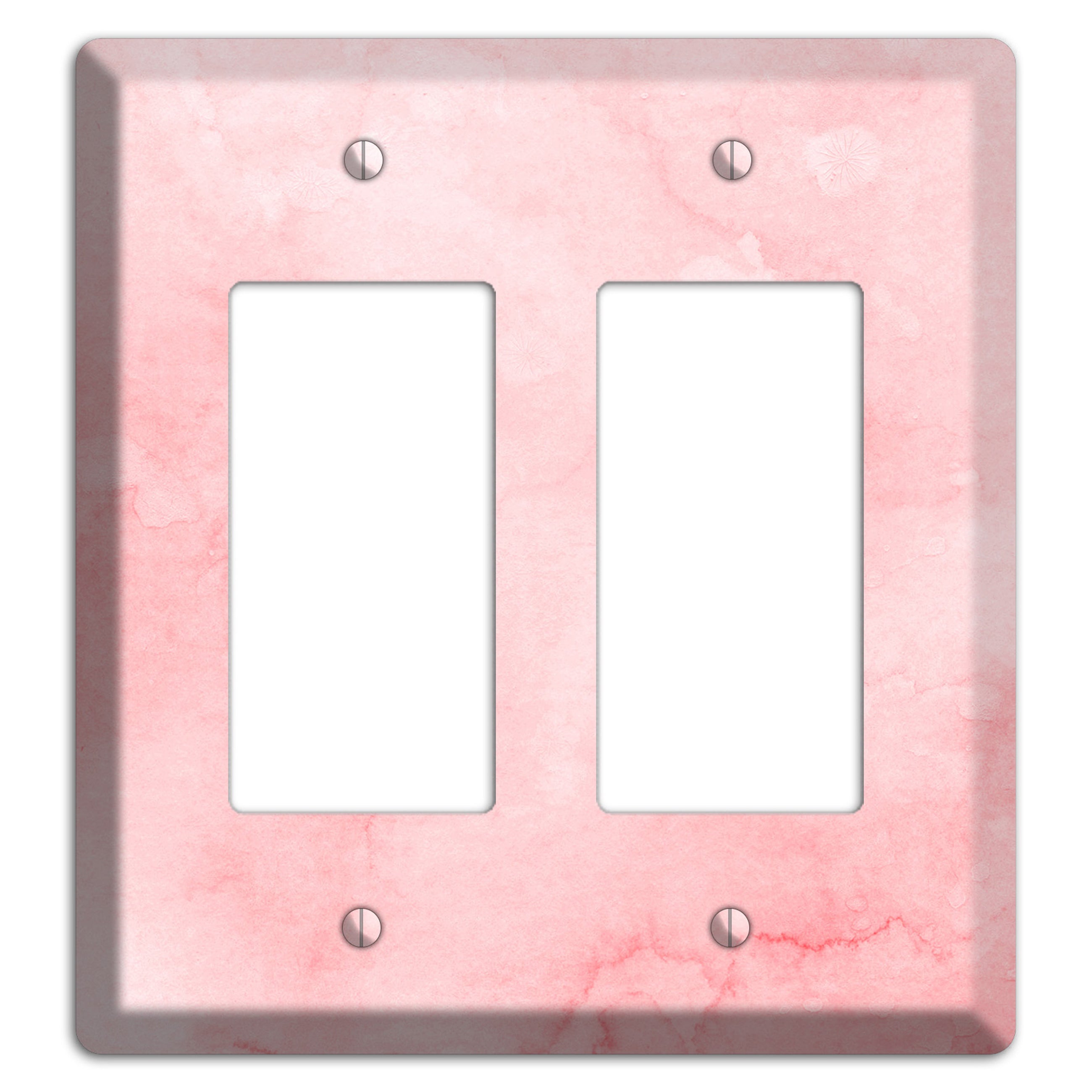 Mandys Pink Soft Coral 2 Rocker Wallplate
