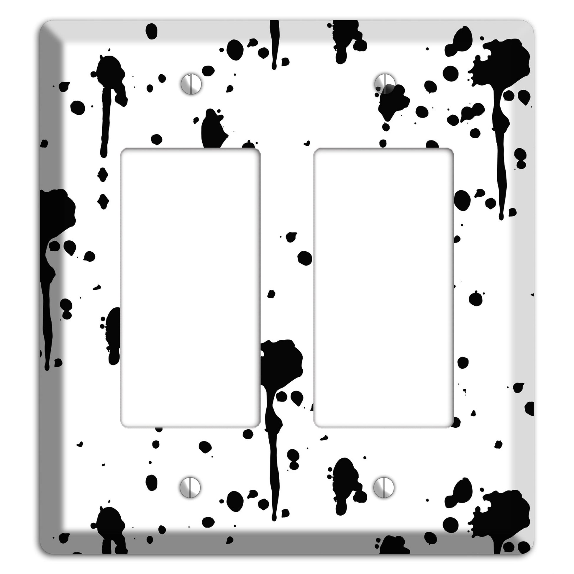 Ink Drips 1 2 Rocker Wallplate