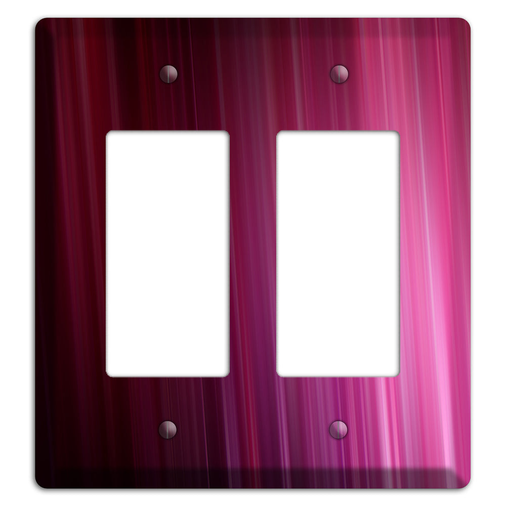Fuschia Ray of Light 2 Rocker Wallplate