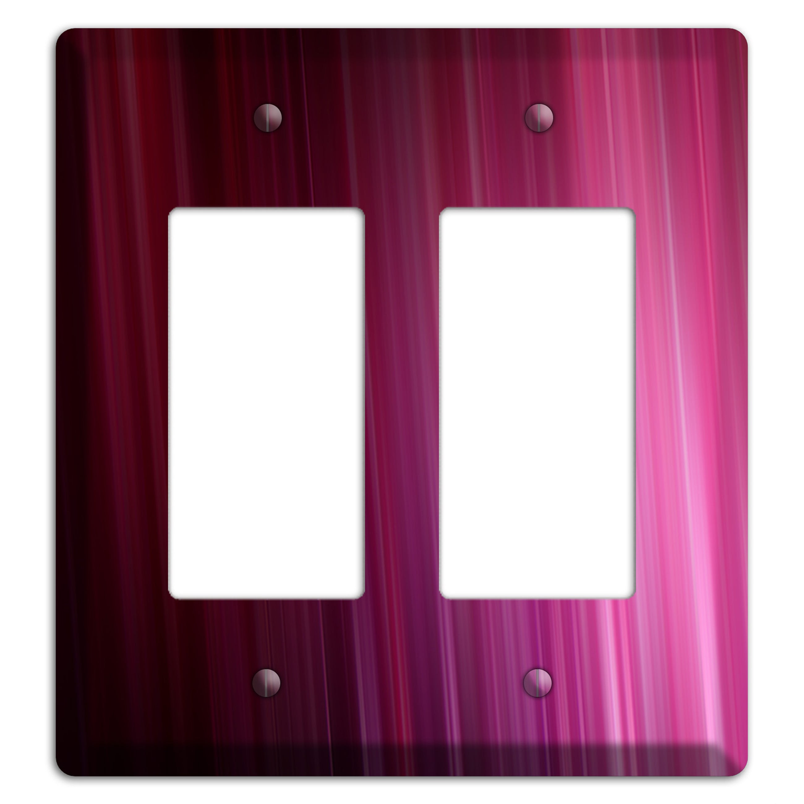Fuschia Ray of Light 2 Rocker Wallplate
