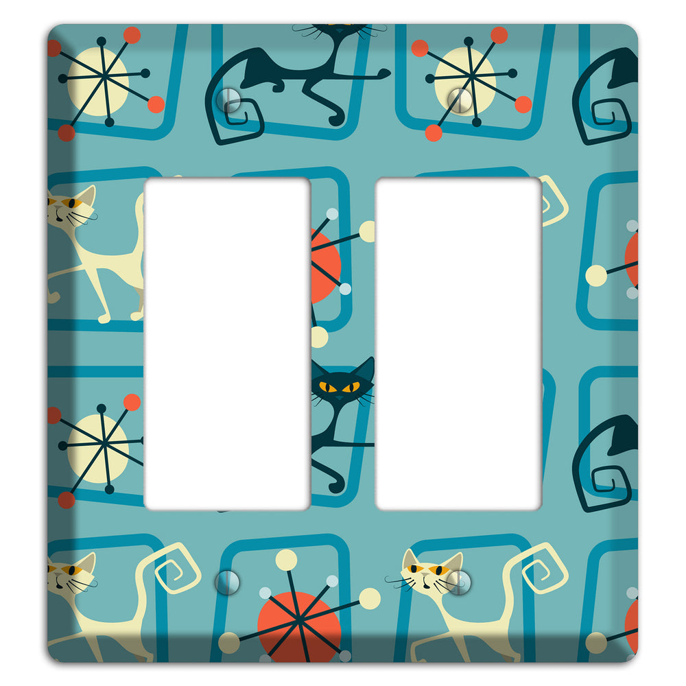 Relaxing Kitties 2 Rocker Wallplate