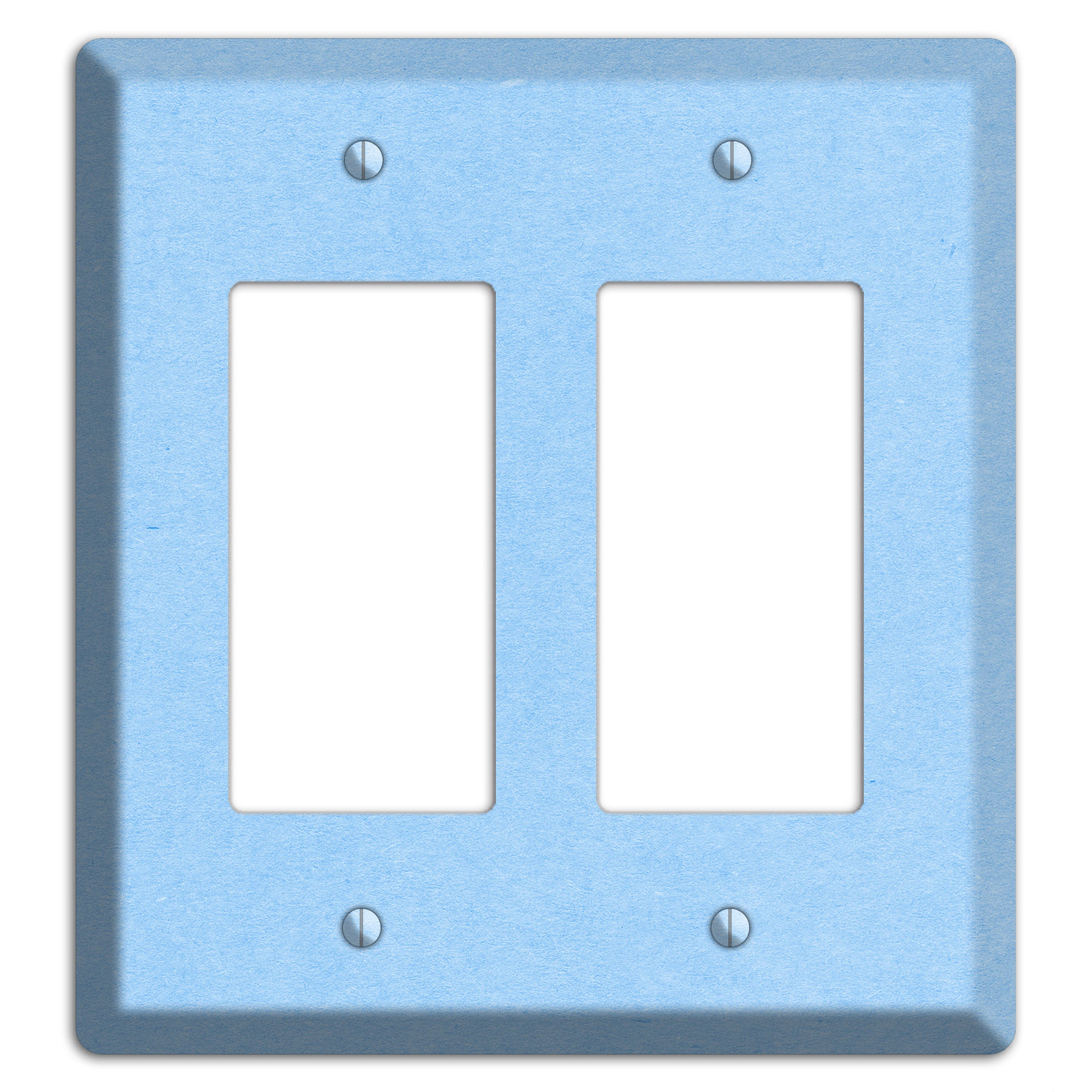 Light Sky Blue Kraft 2 Rocker Wallplate