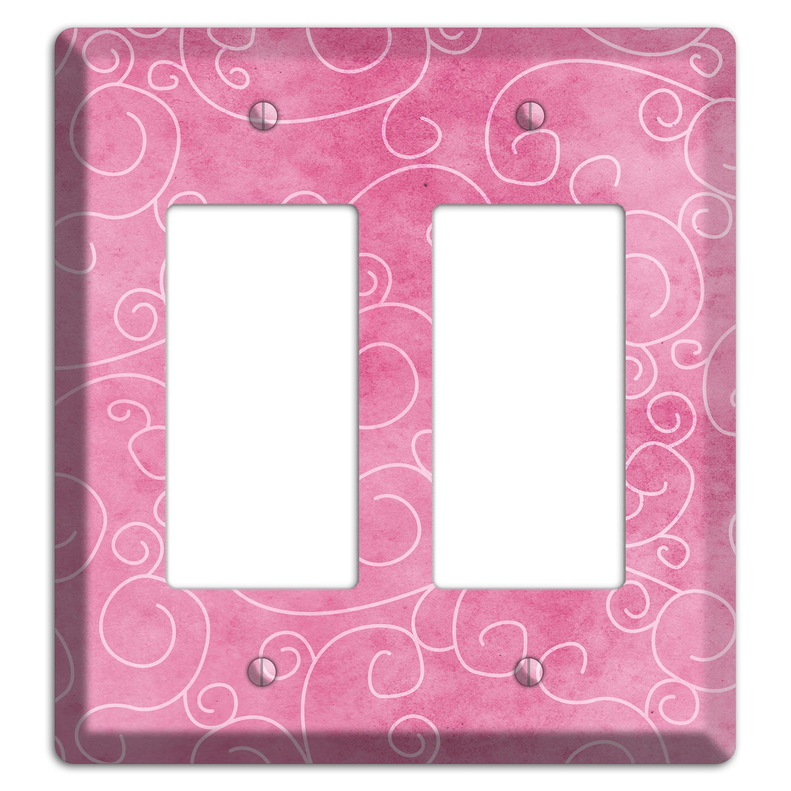 Kobi Pink Texture 2 Rocker Wallplate