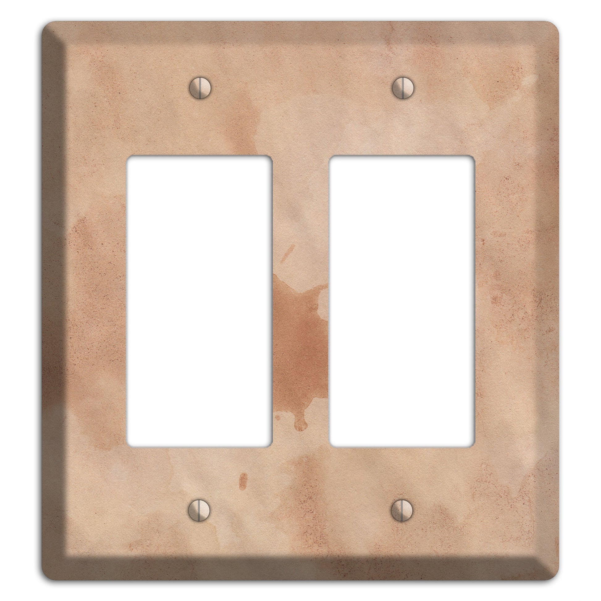 Aged Paper 2 2 Rocker Wallplate