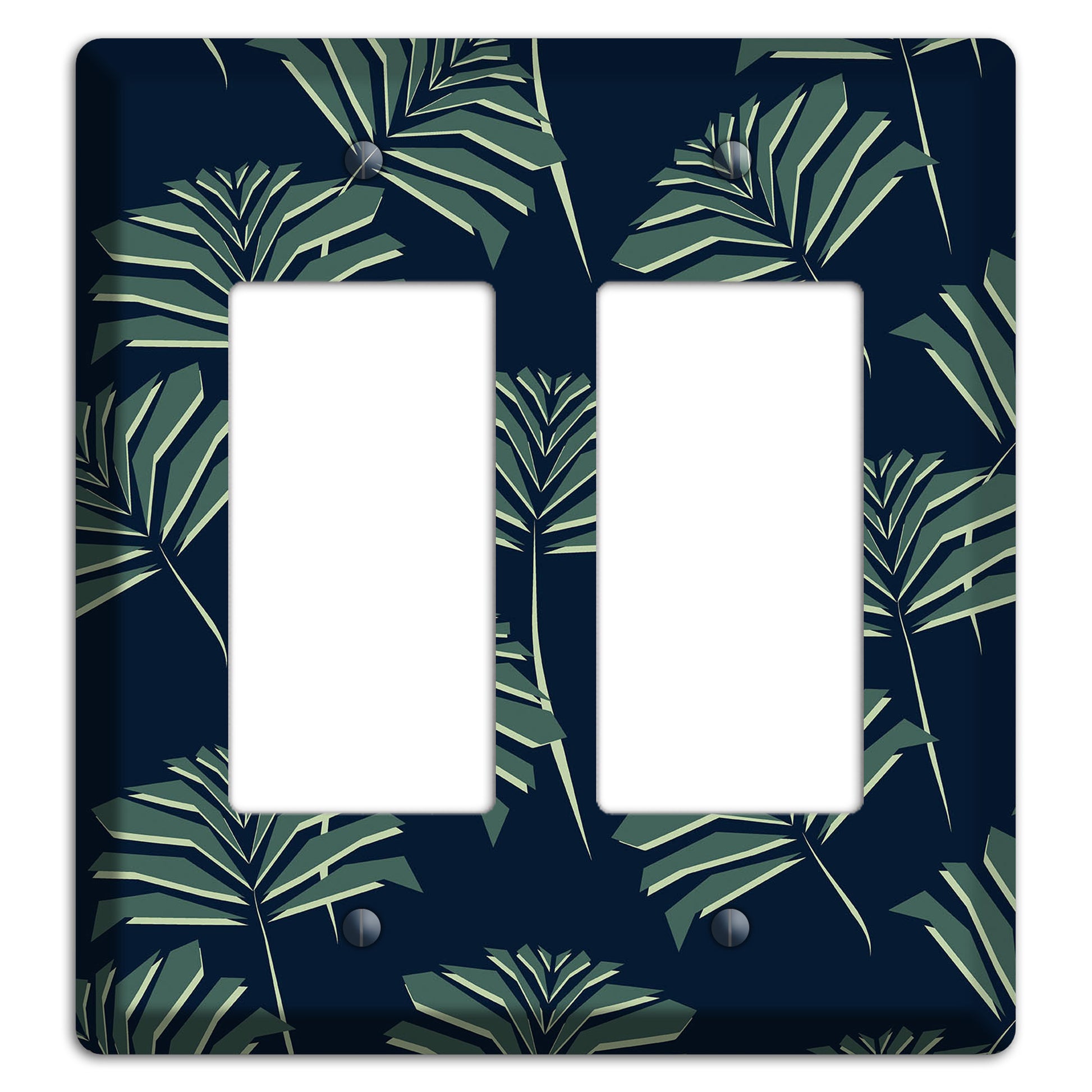 Leaves Style C 2 Rocker Wallplate