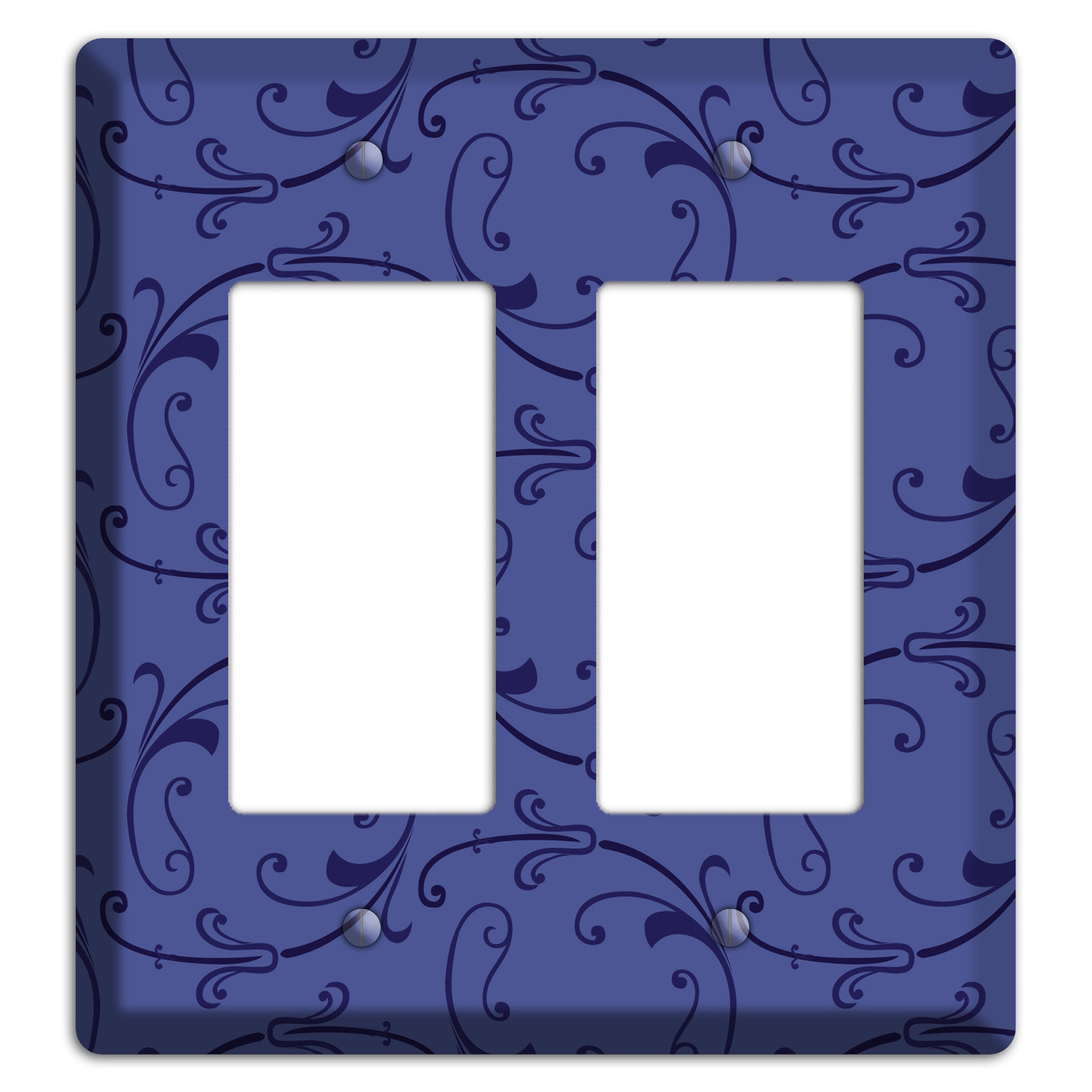 Green and Brown Argyle 2 Rocker Wallplate