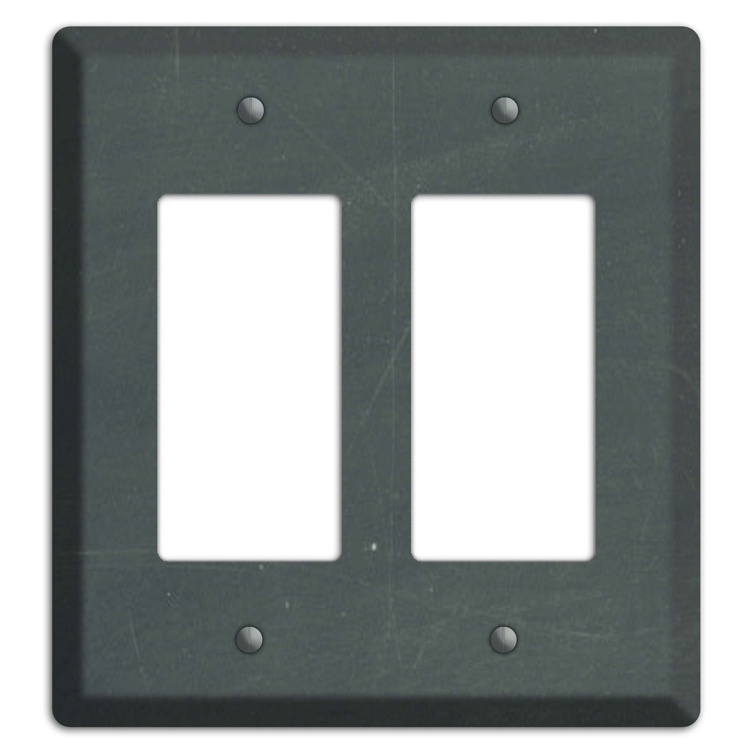 Chalk Dark Grey 2 Rocker Wallplate