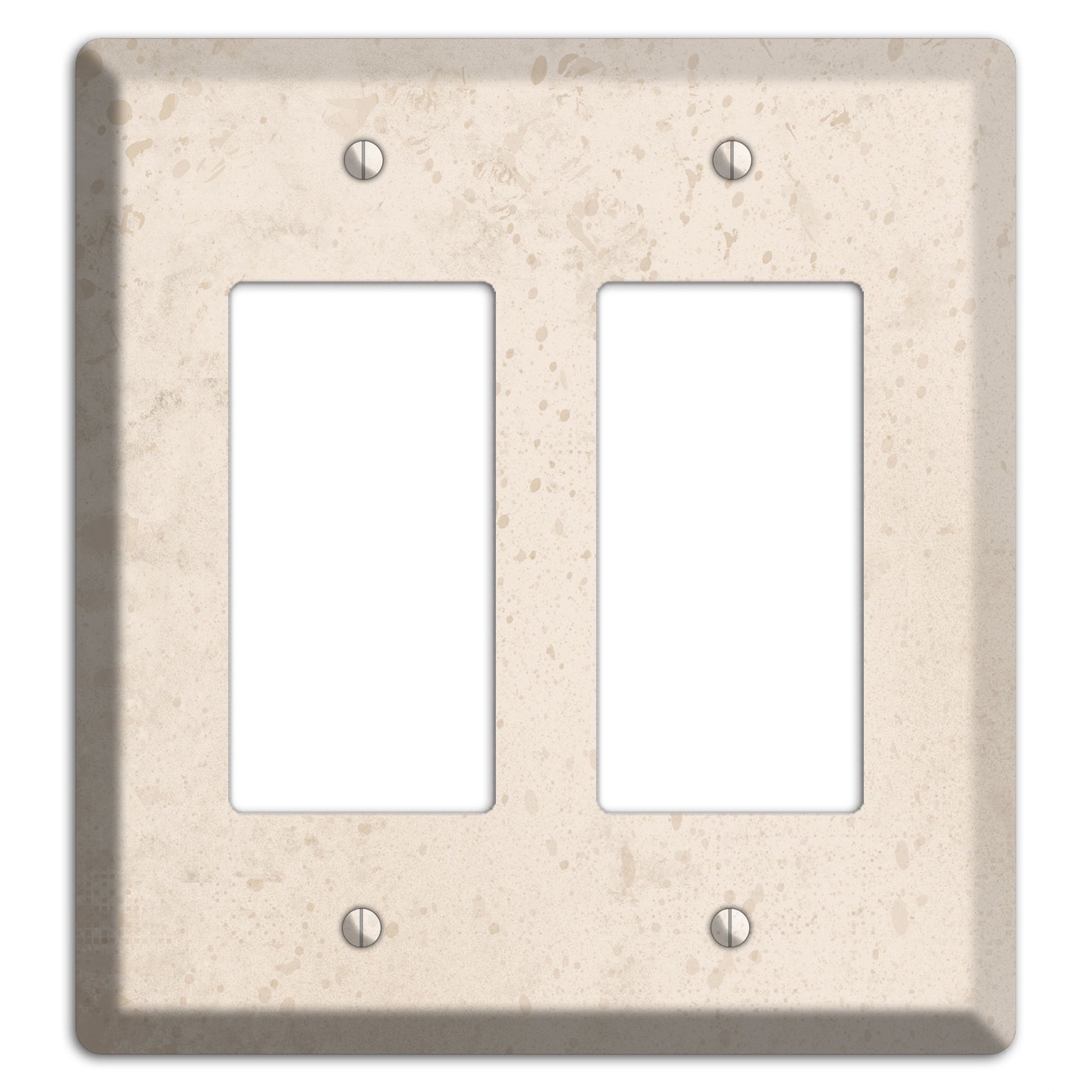 Bone Neutral Texture 2 Rocker Wallplate