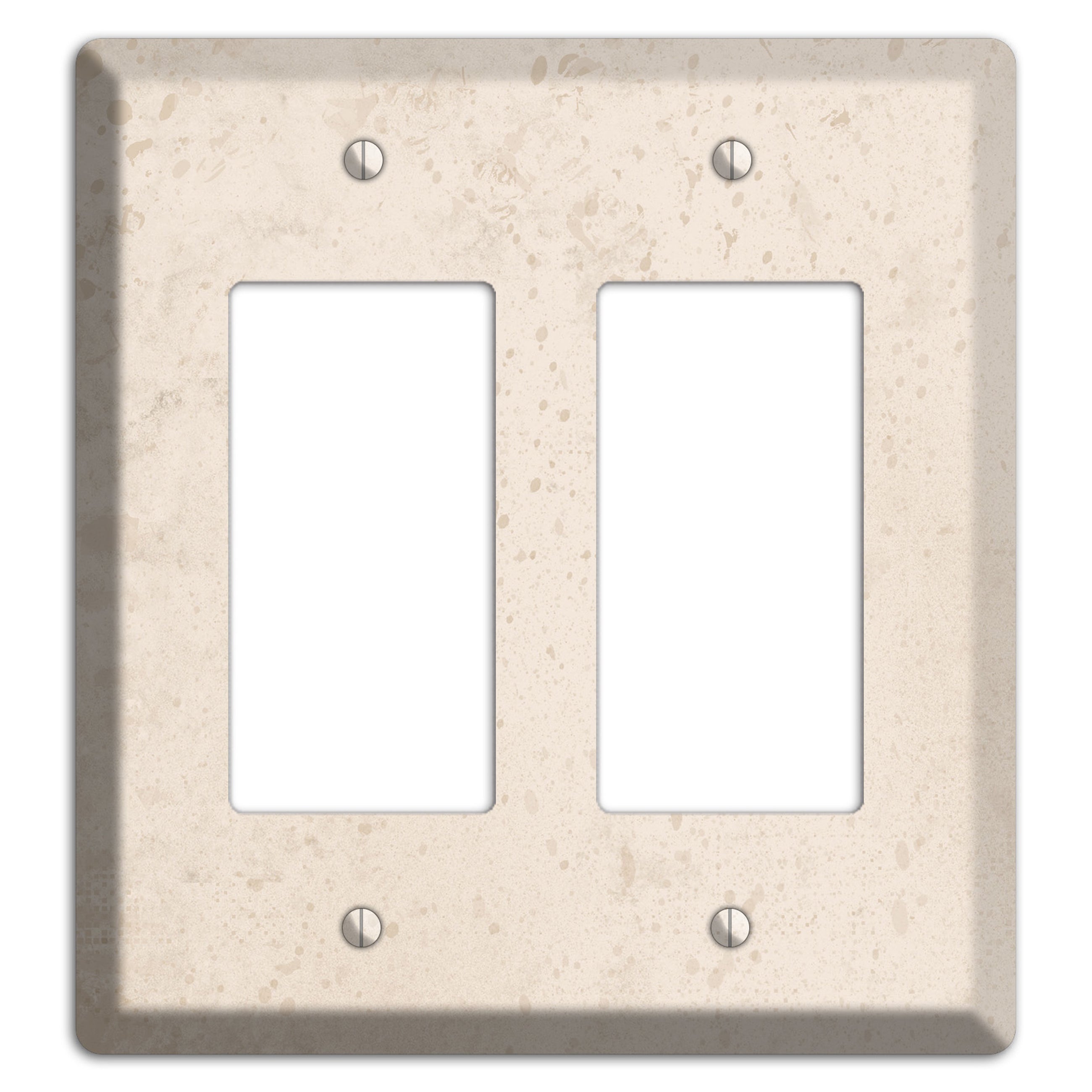 Bone Neutral Texture 2 Rocker Wallplate