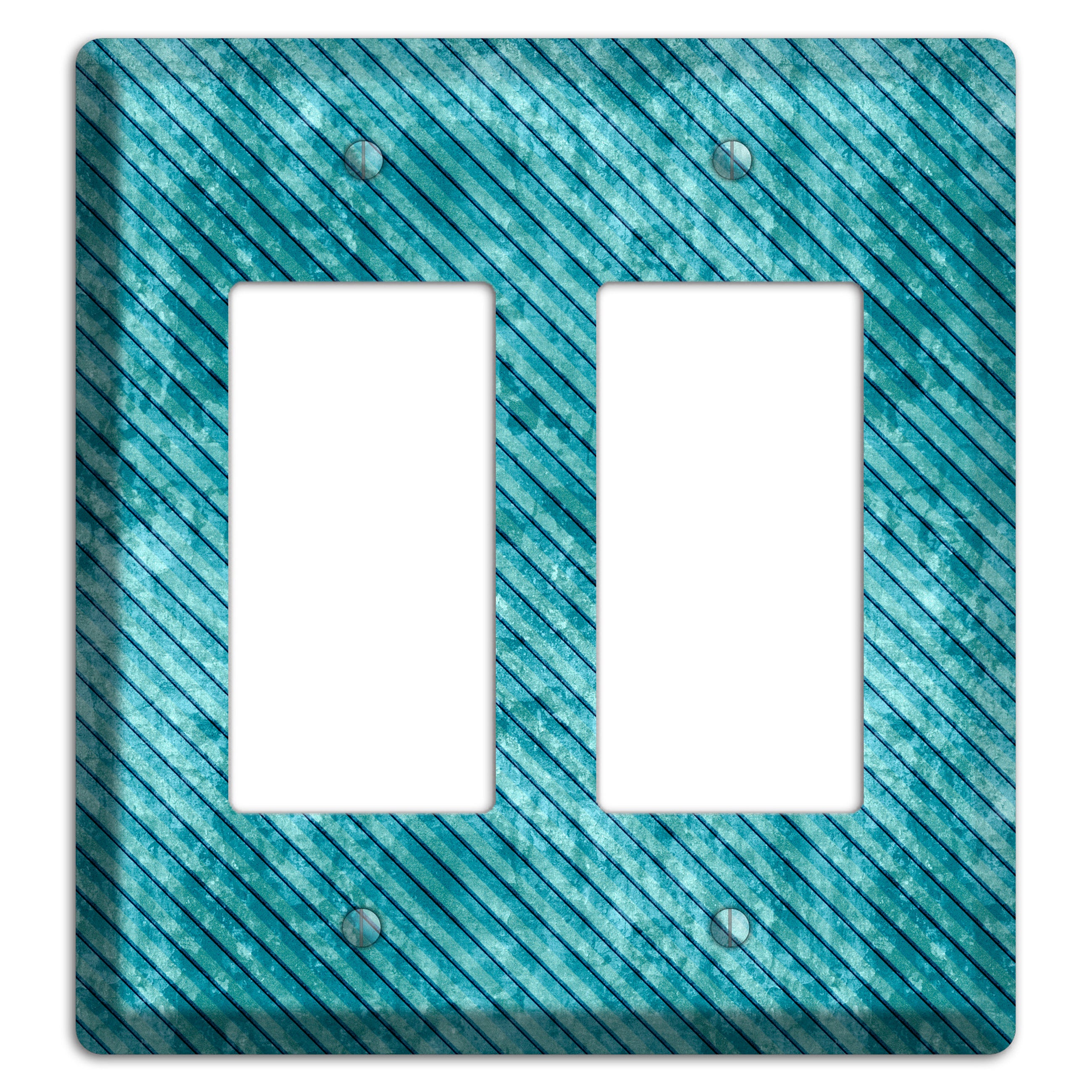 Turquoise Denim 2 Rocker Wallplate