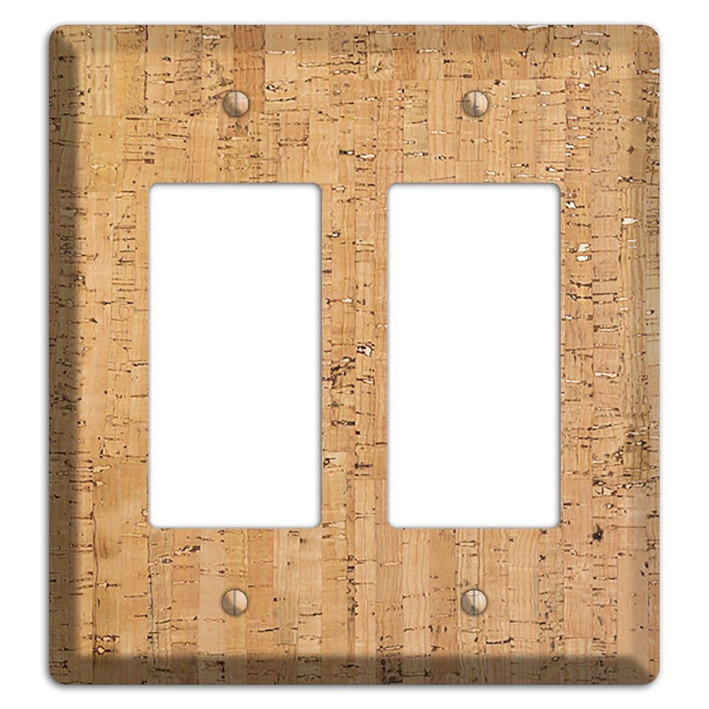 Natural Cork 2 Rocker Wallplate
