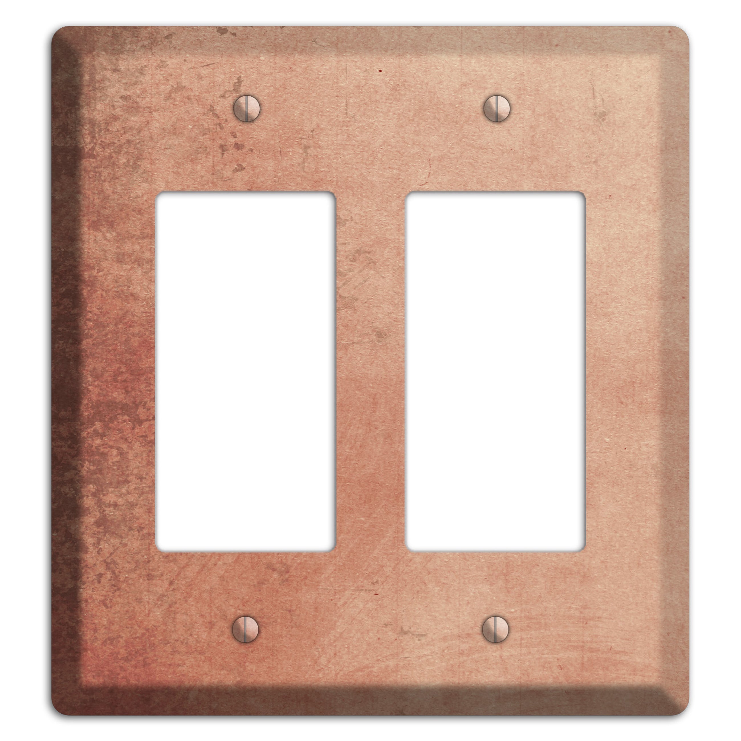 Tan Vintage Grunge 2 Rocker Wallplate