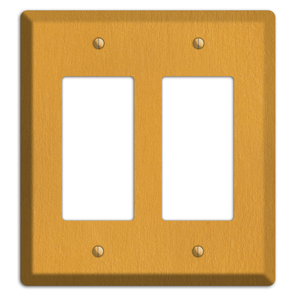 Stucco Yellow 2 Rocker Wallplate