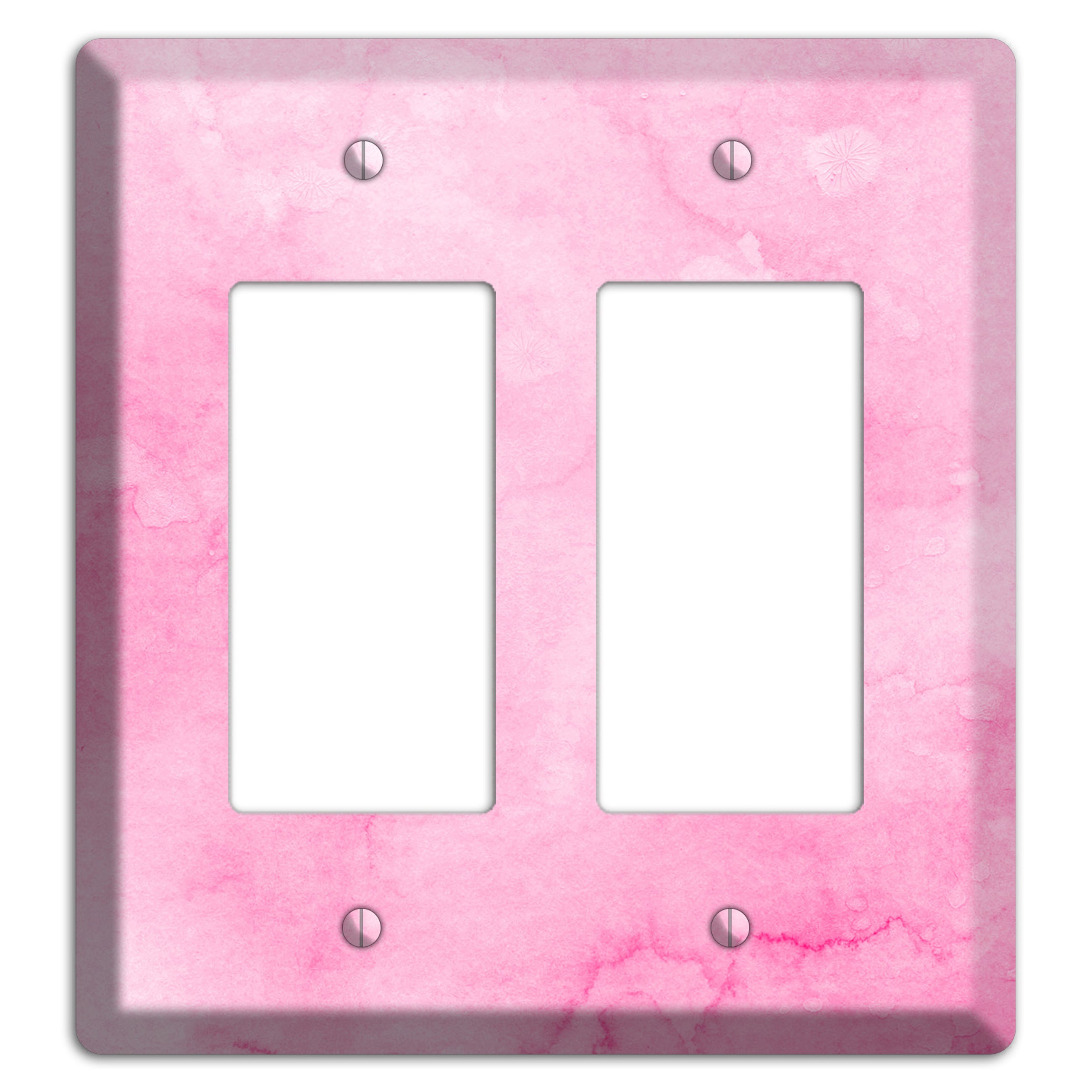 Cinderella Pink Texture 2 Rocker Wallplate