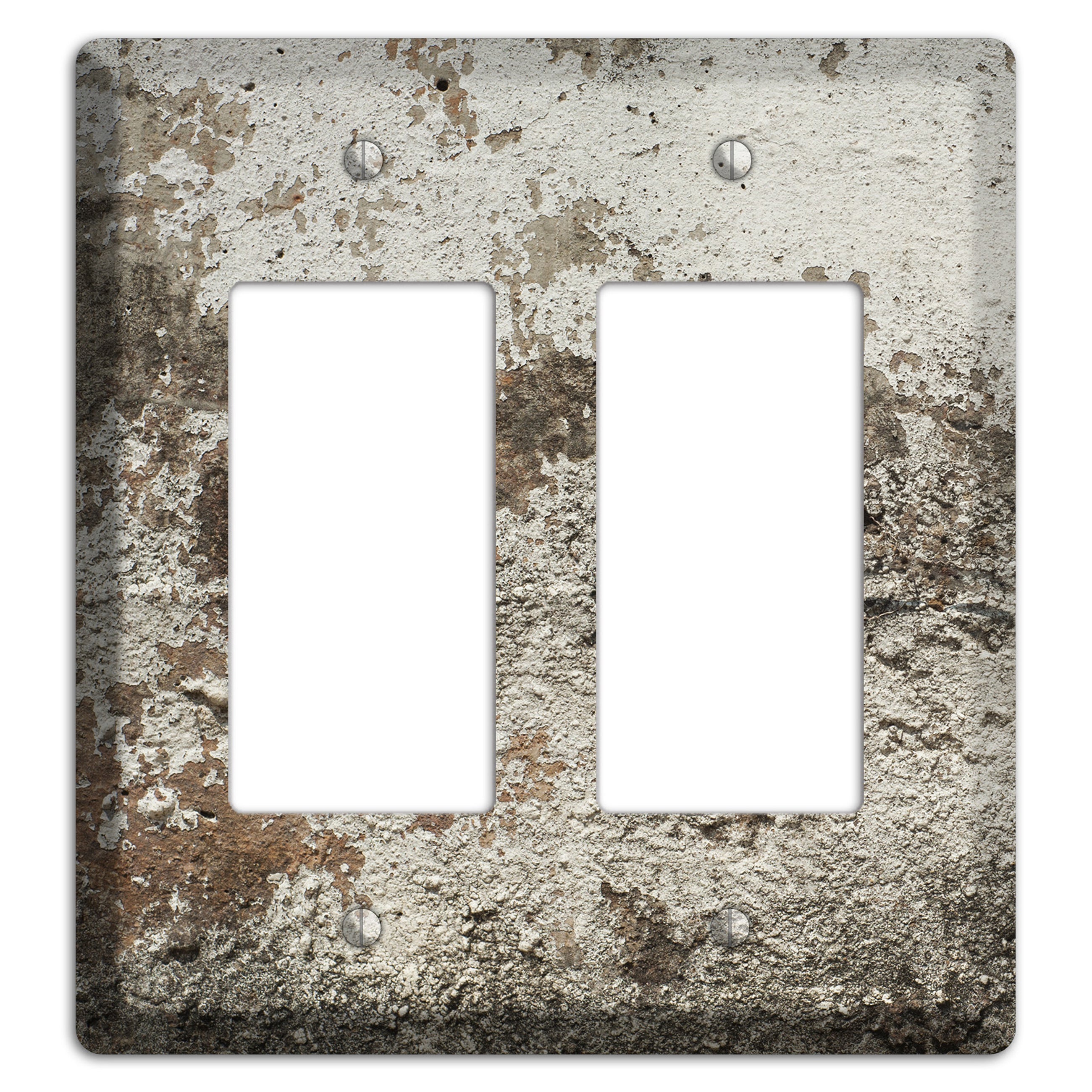 Old Concrete 12 2 Rocker Wallplate