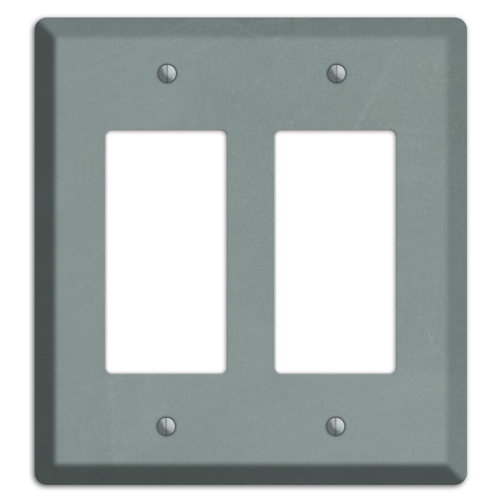 Chalk Faded Gree 2 Rocker Wallplate