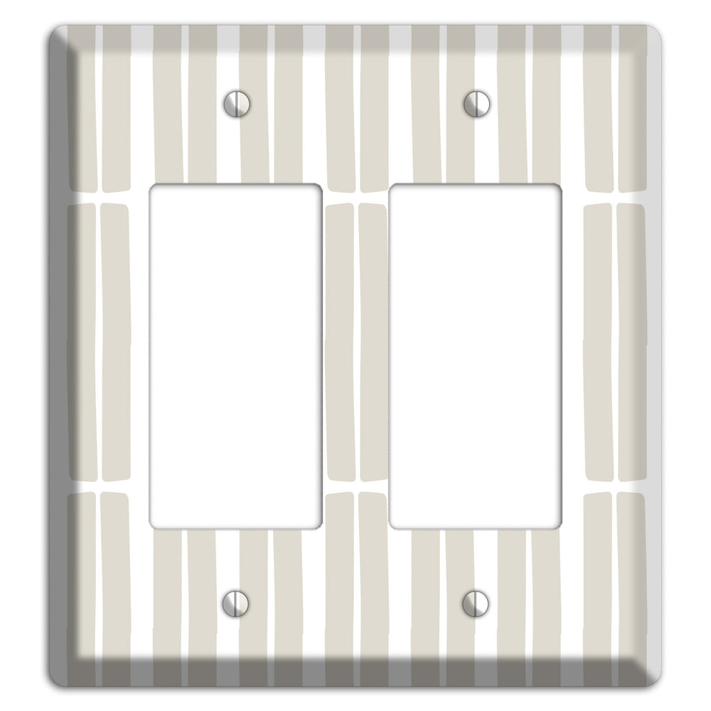 Simple Scandanavian Style FF 2 Rocker Wallplate
