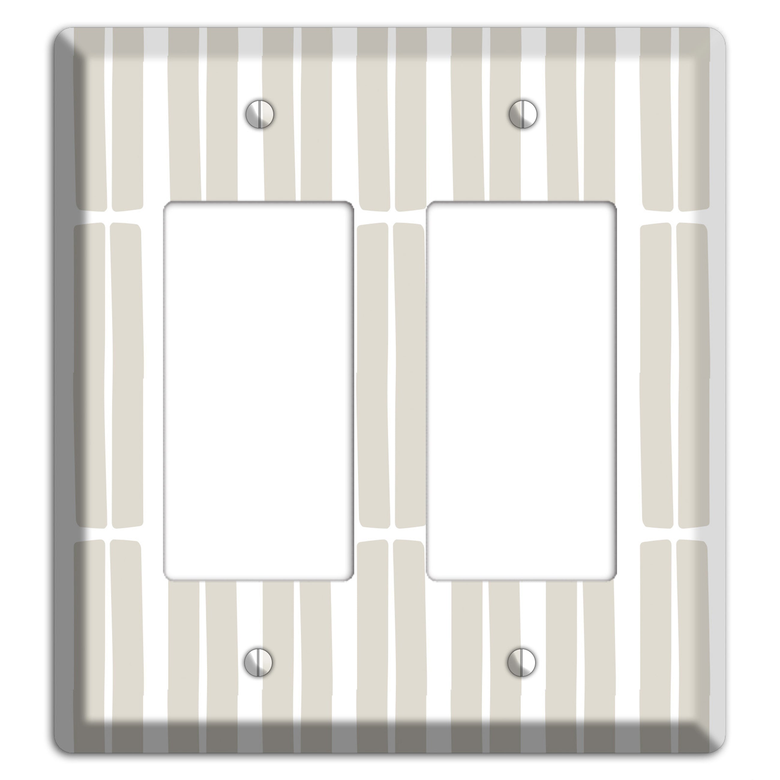 Simple Scandanavian Style FF 2 Rocker Wallplate