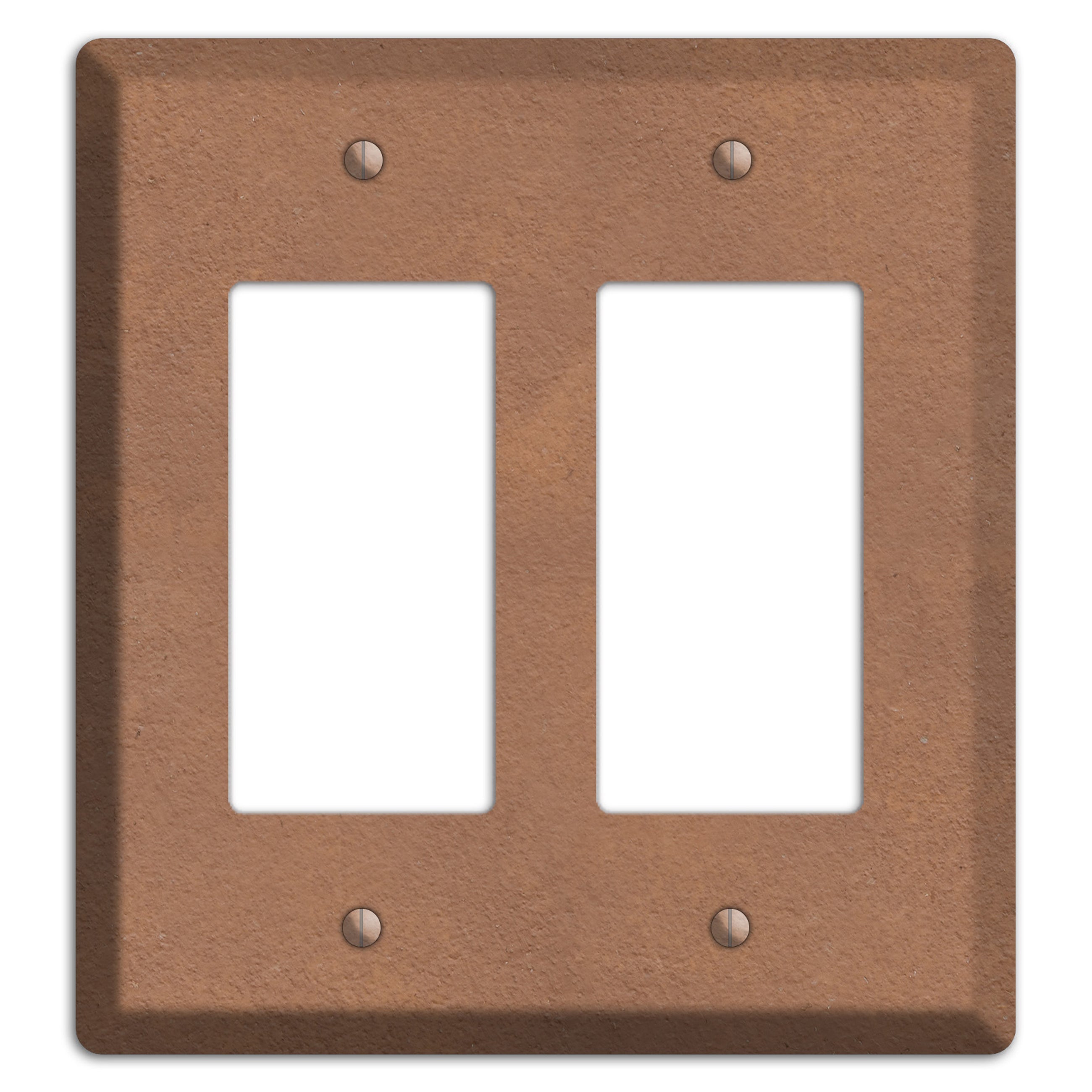 Stucoo Brown 2 Rocker Wallplate