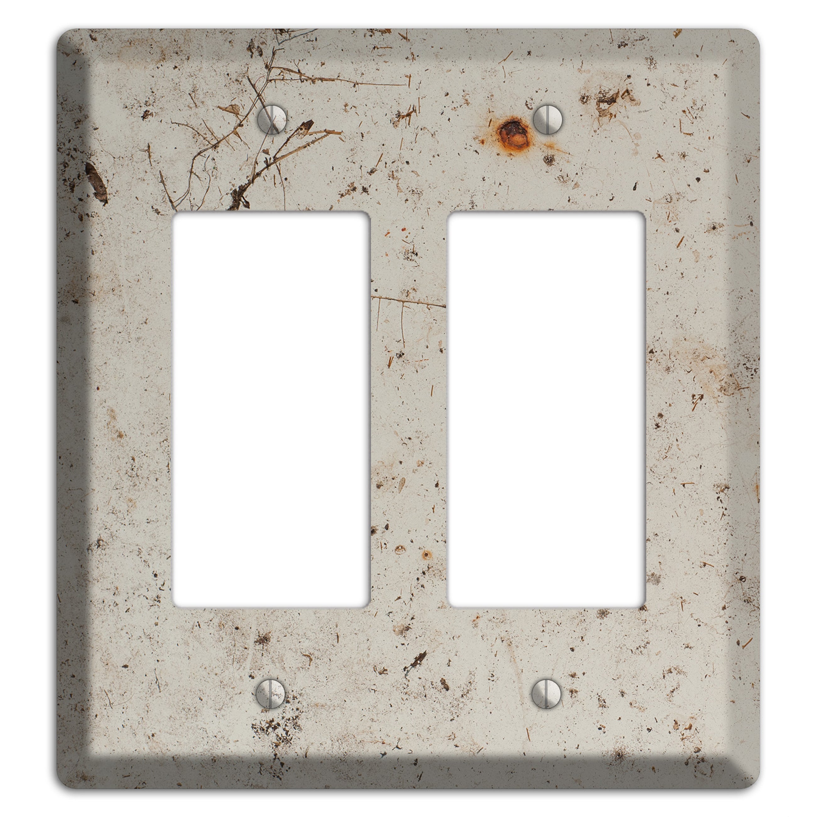 Spotted Concrete 2 Rocker Wallplate