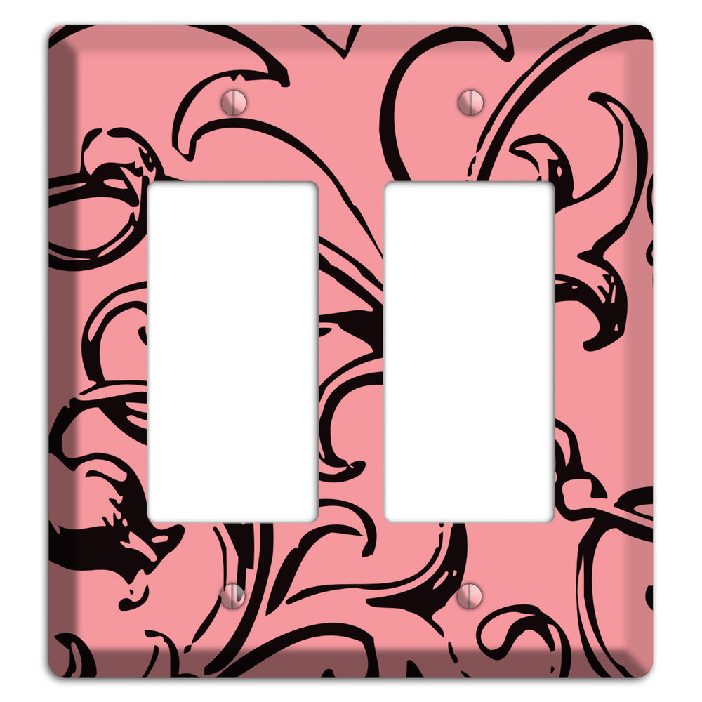 Victorian Salmon 2 Rocker Wallplate