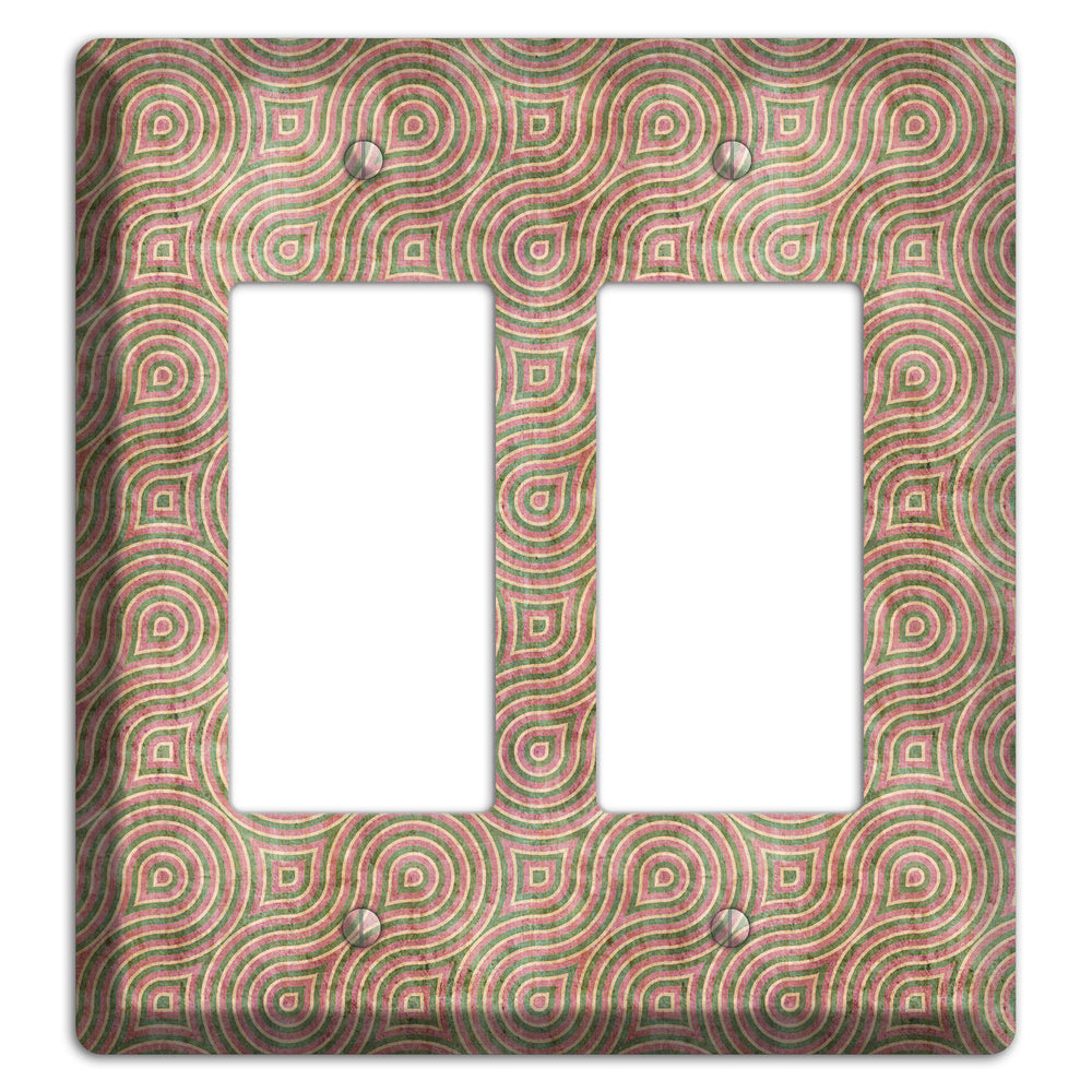 Brown Swirl 2 Rocker Wallplate