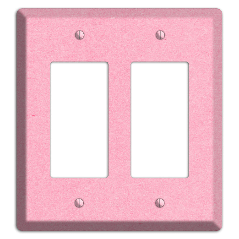 Lavender Pink Kraft 2 Rocker Wallplate