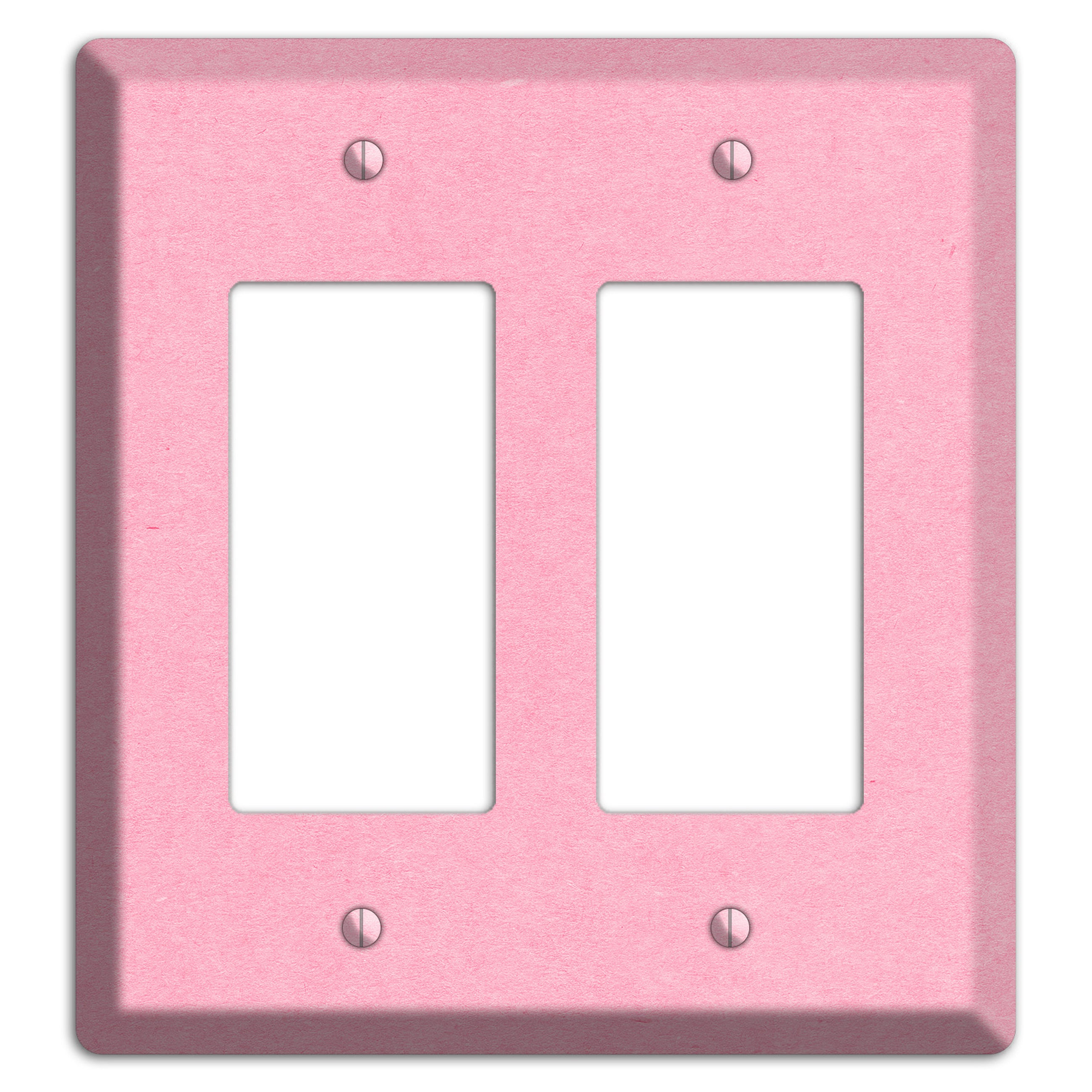 Lavender Pink Kraft 2 Rocker Wallplate