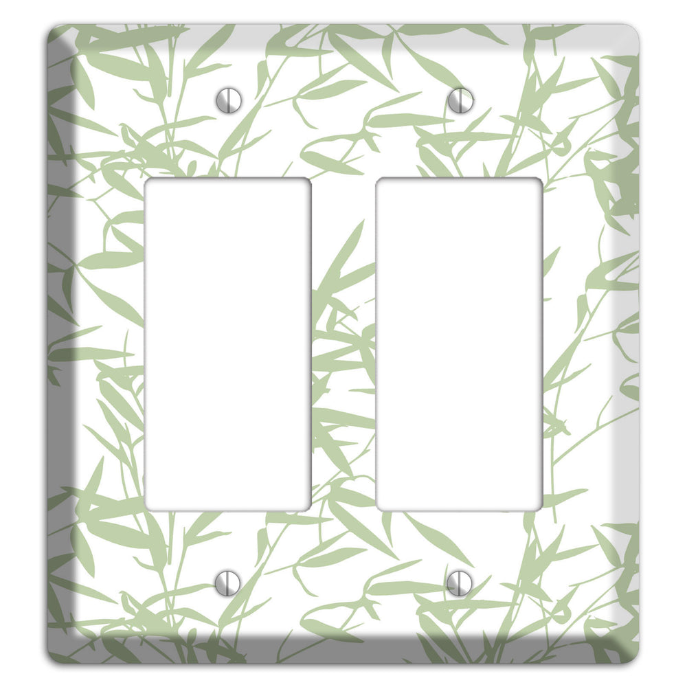 Leaves Style P 2 Rocker Wallplate